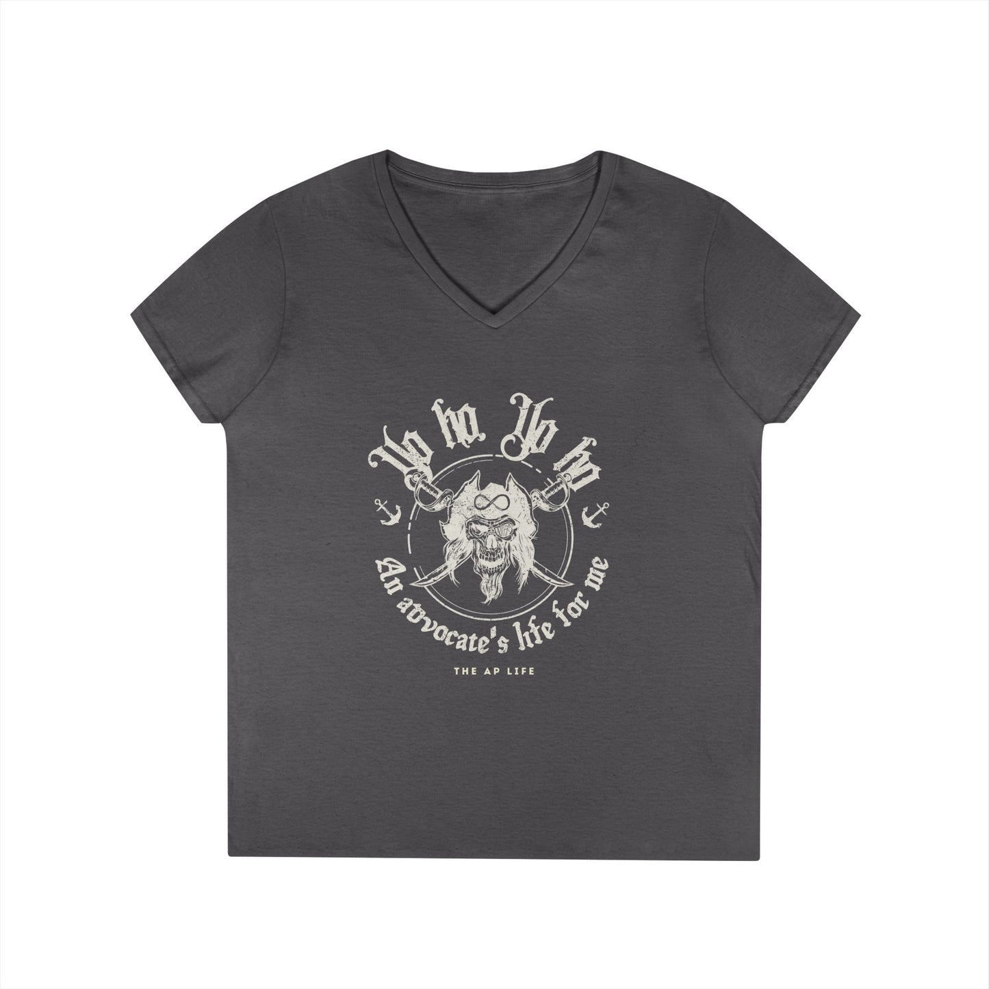 An Advocate's Life for Me - Pirates - Women's V-Neck T-Shirt