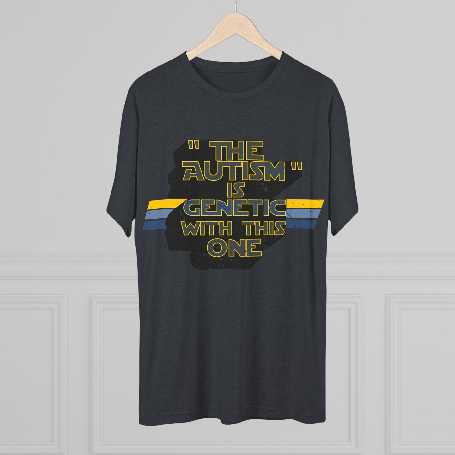 "The Autism" is Genetic with This One - Adult Unisex Triblend Tee