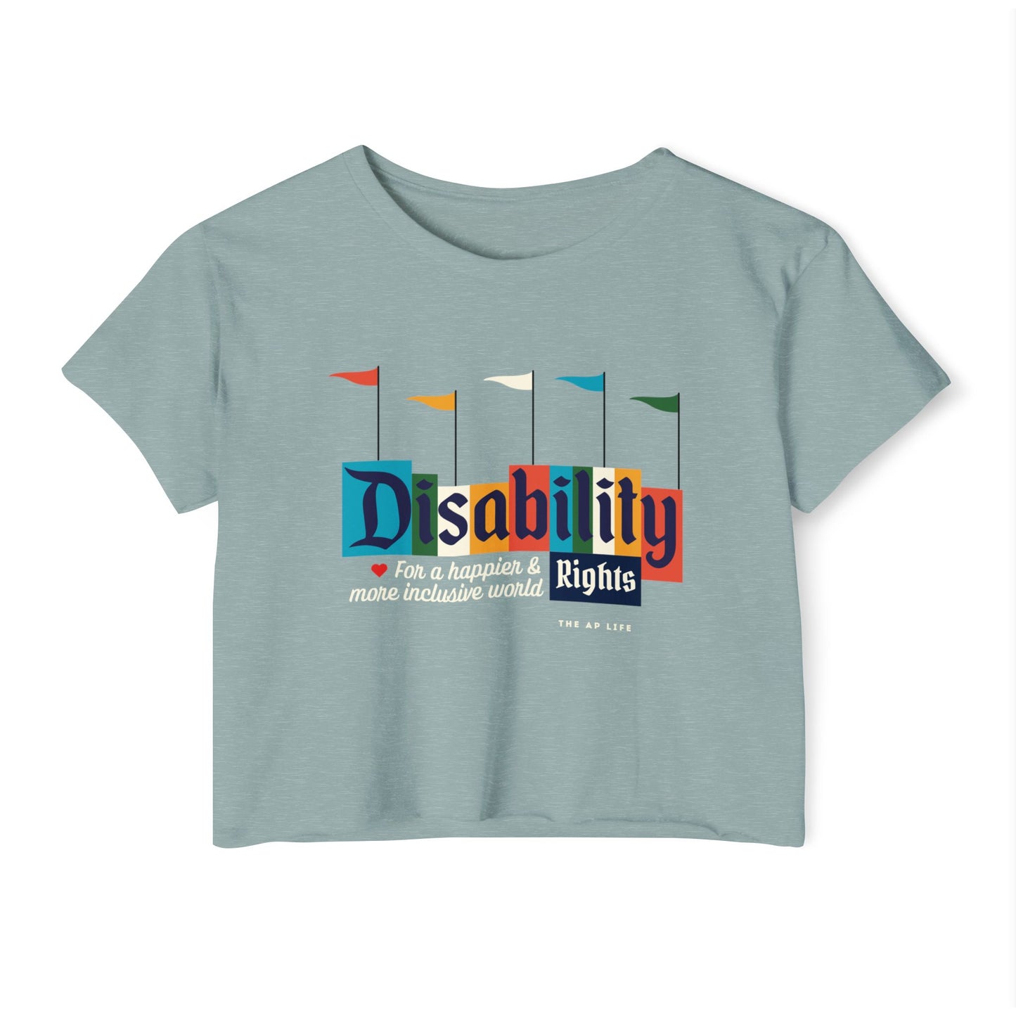 Disability Rights for a Happier & More Inclusive World - Women's Crop Top