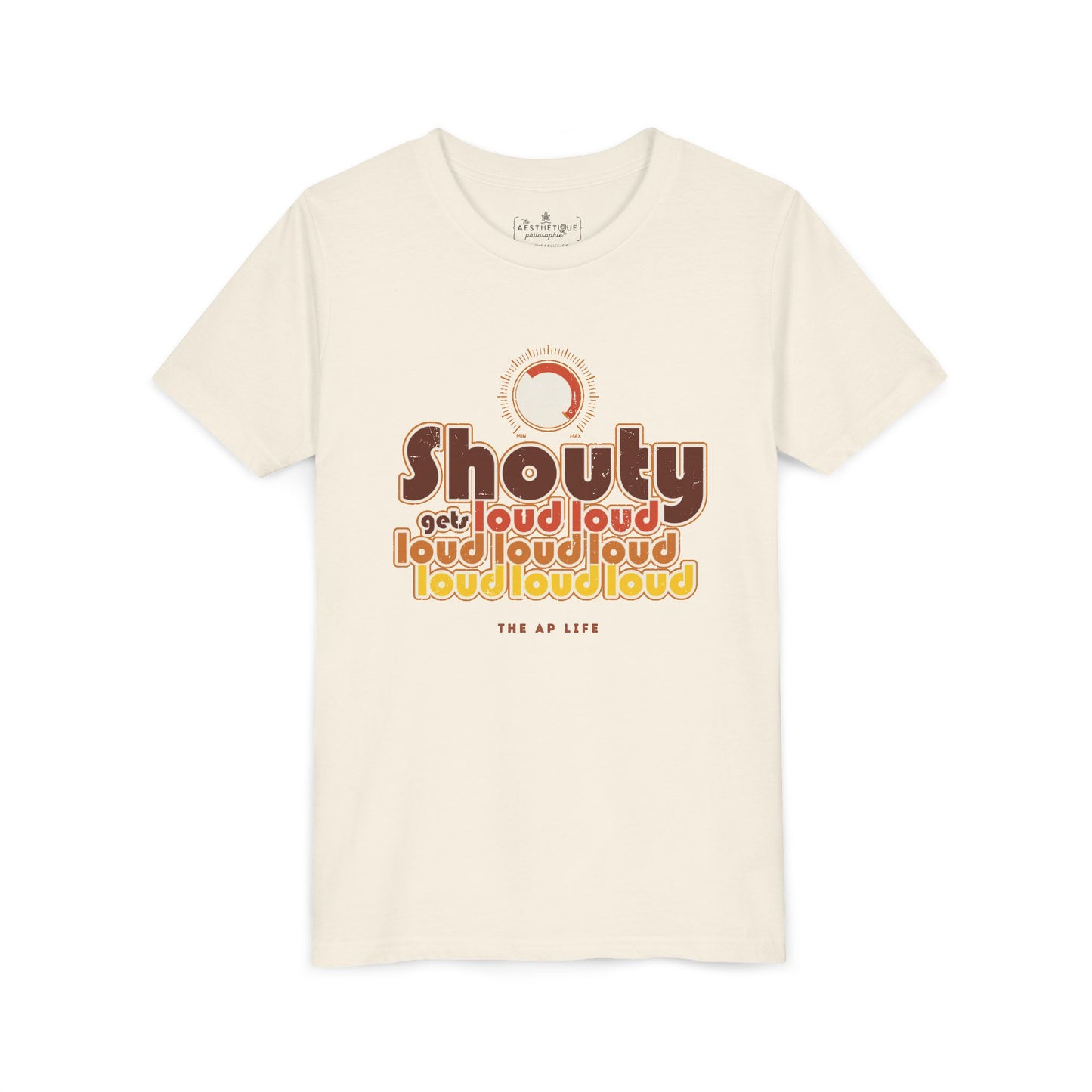 Shouty Gets Loud - Youth Unisex Jersey Tee
