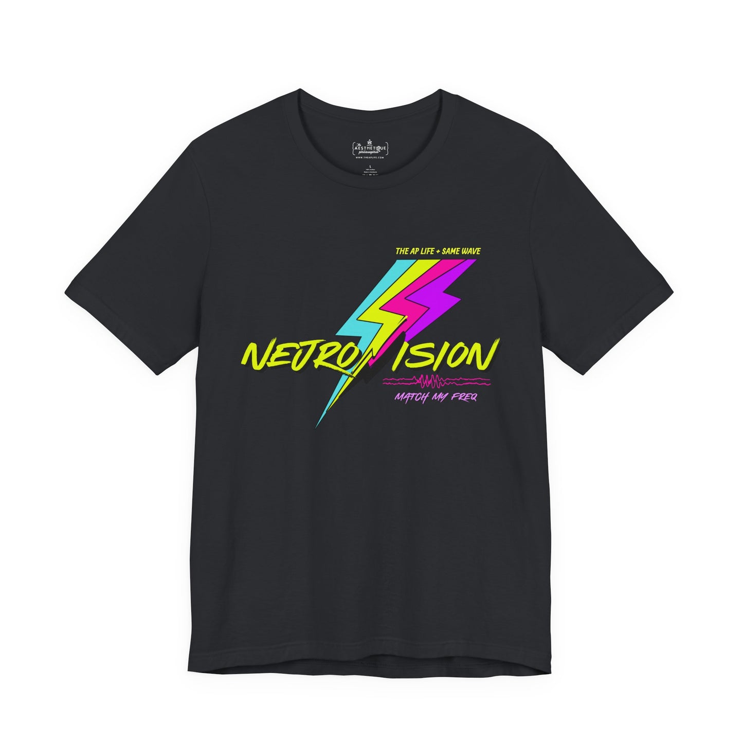 Neurovision - Match My Freq - Epilepsy Awareness - Adult Unisex Jersey Tee