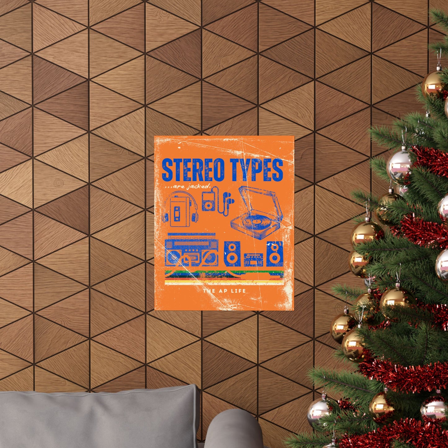 Stereo Types Are Jacked - Vintage Style Matte Poster