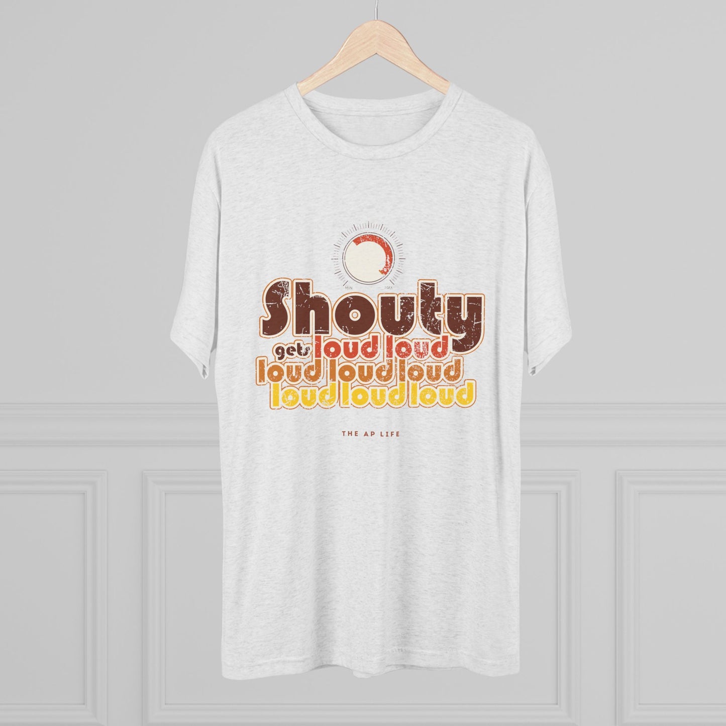 Shouty Gets Loud - Adult Unisex Triblend Soft Tee