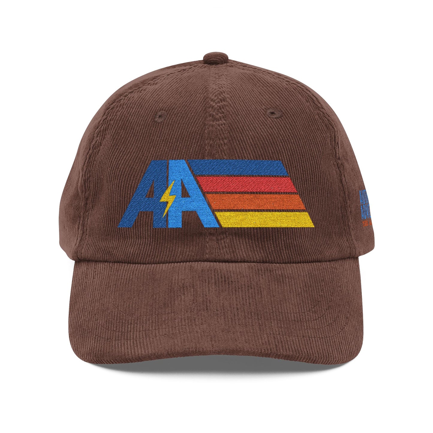 Autism Advocate - Retro Vibe - Adult Unisex Corduroy Embroidered Hat