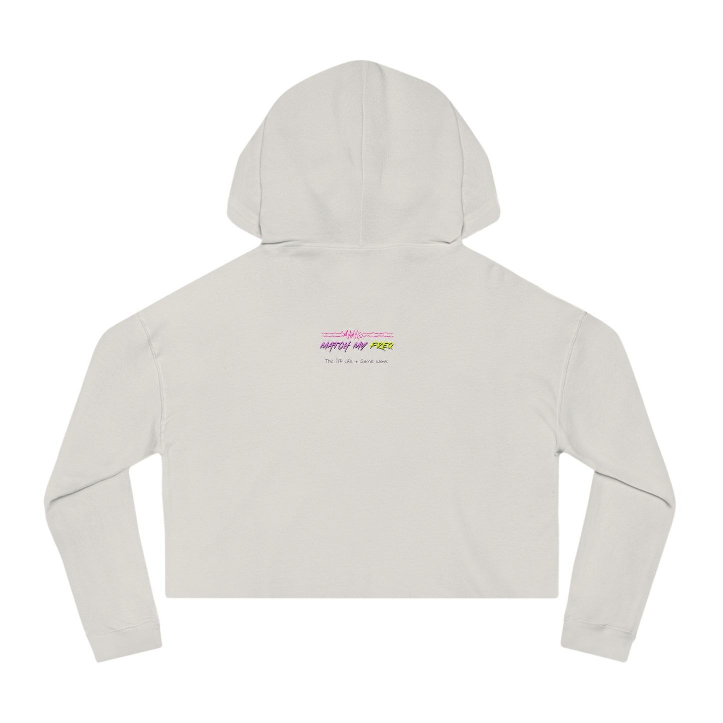 Neurovision - Match My Freq - Epilepsy Awareness Women's Cropped Hoodie