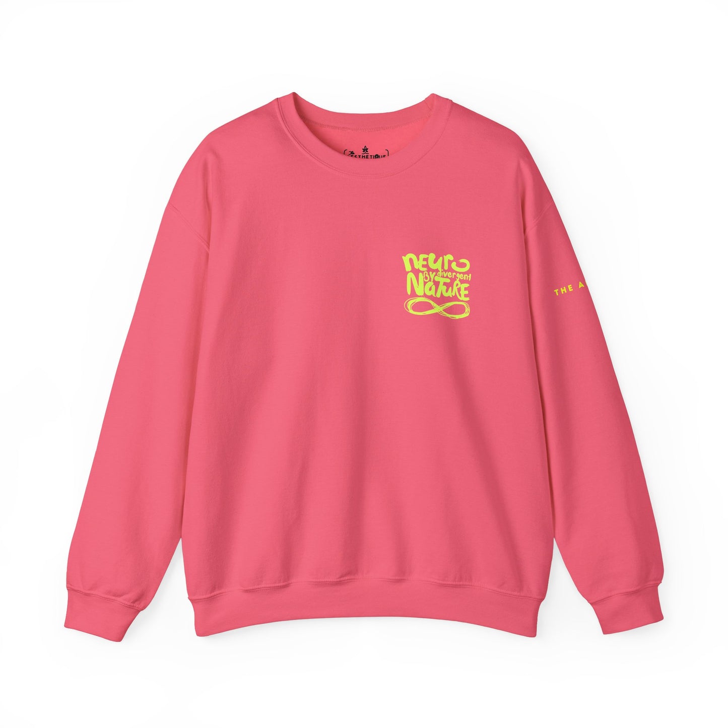 Neurodivergent By Nature (Neurotypical Advisory) - Adult Unisex Crewneck Sweatshirt