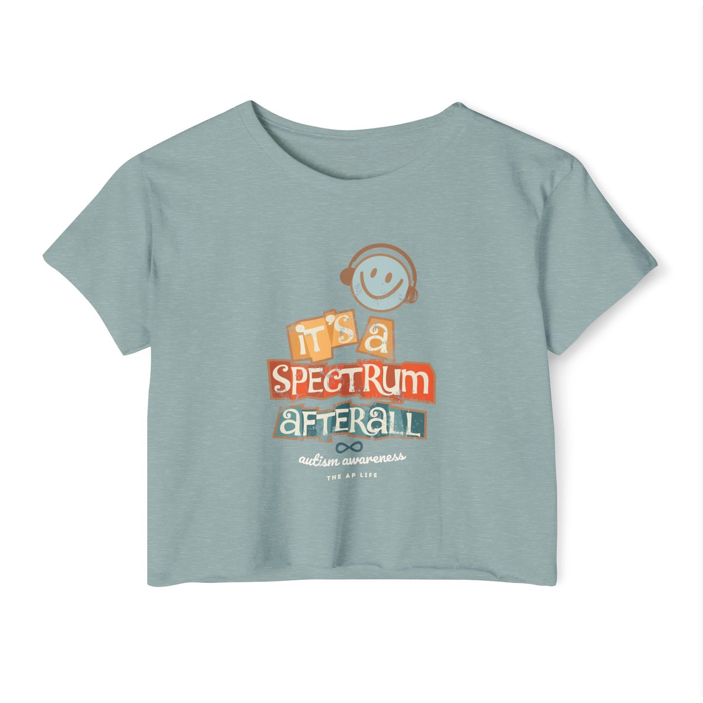 Spectrum After All Festival Crop Top, Summer Wardrobe, Music Concerts, Beach Days, Gift for Her, Casual Style
