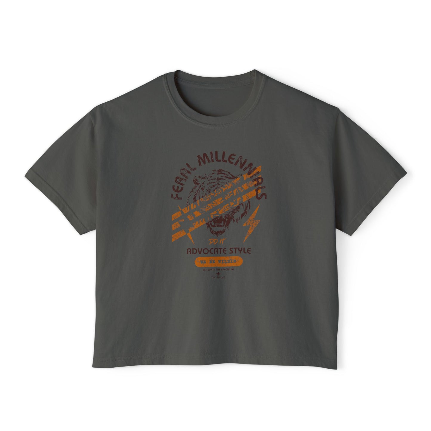 Feral Millennials Do It Advocate Style (We Be Wildin') - Women's Boxy Tee
