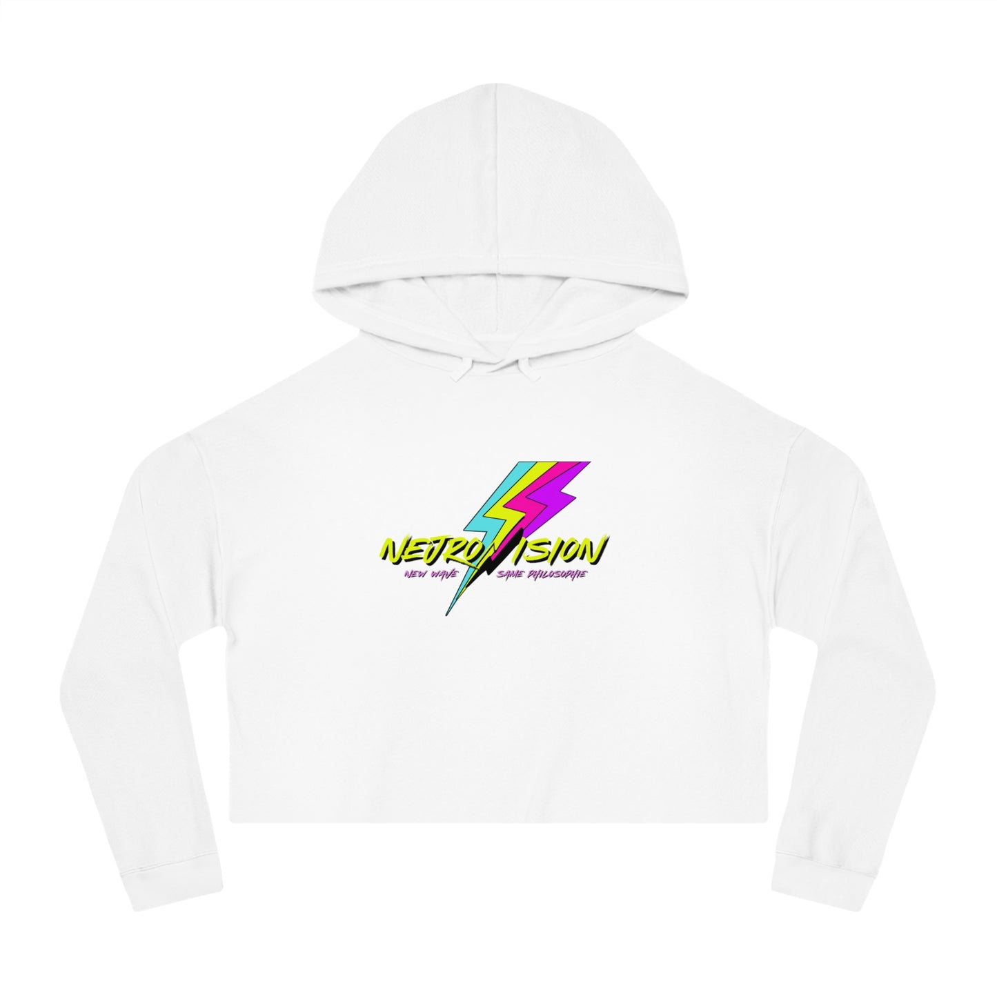 Neurovision - Match My Freq - Epilepsy Awareness Women's Cropped Hoodie