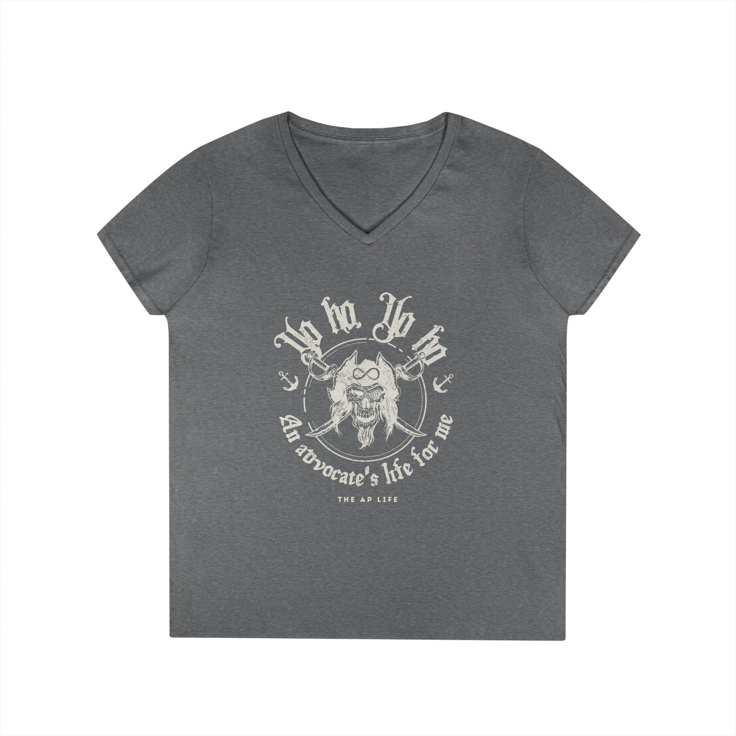 An Advocate's Life for Me - Pirates - Women's V-Neck T-Shirt