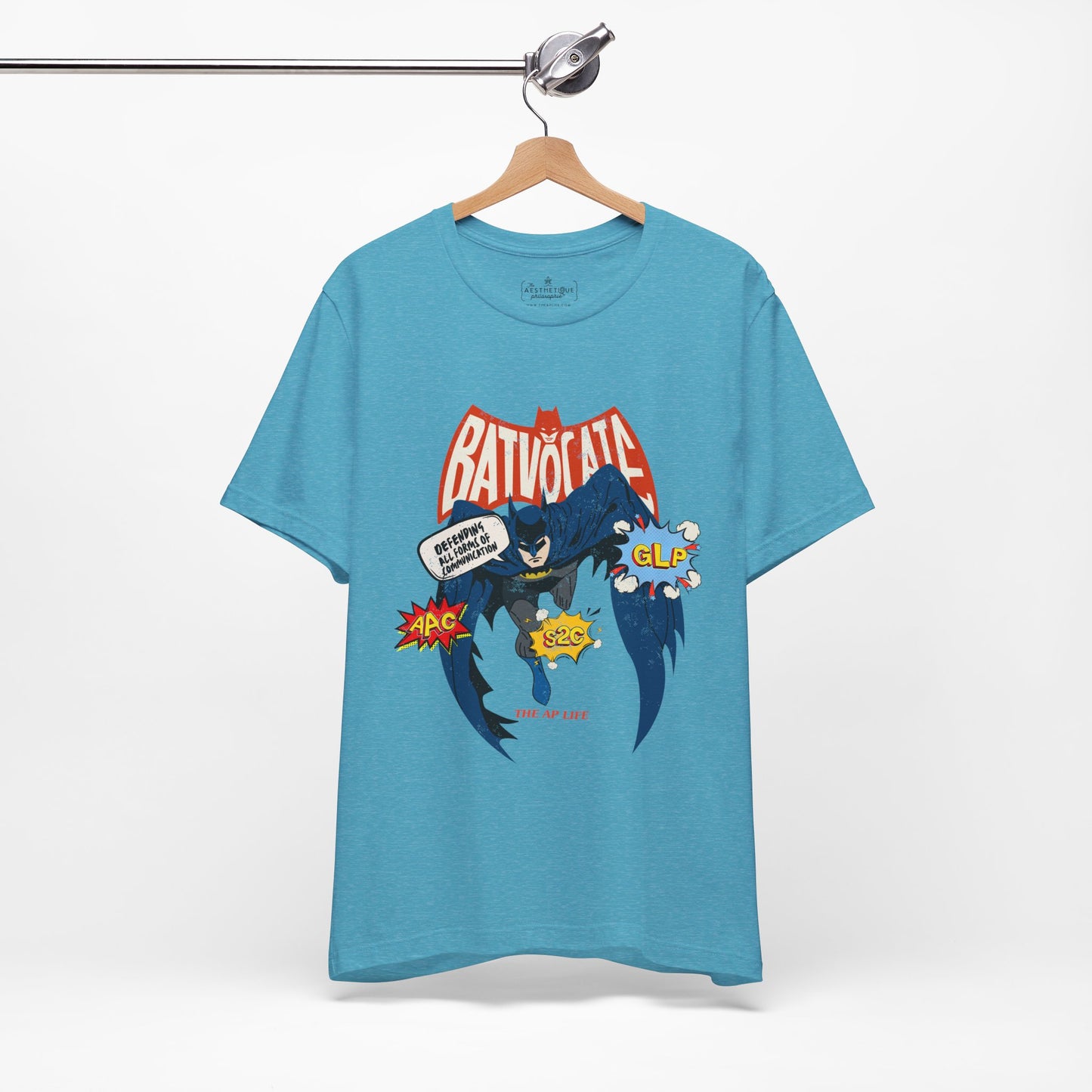 Batvocate - Defending All Forms of Communication - AAC - GLP - S2C - Adult Unisex Jersey Tee