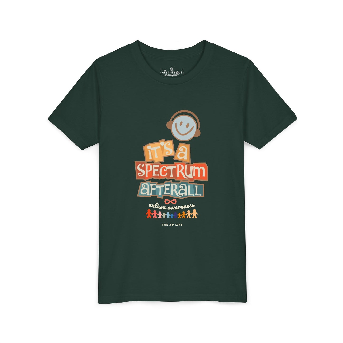 It's A Spectrum Afterall - Autism Awareness - Youth Unisex Jersey Tee