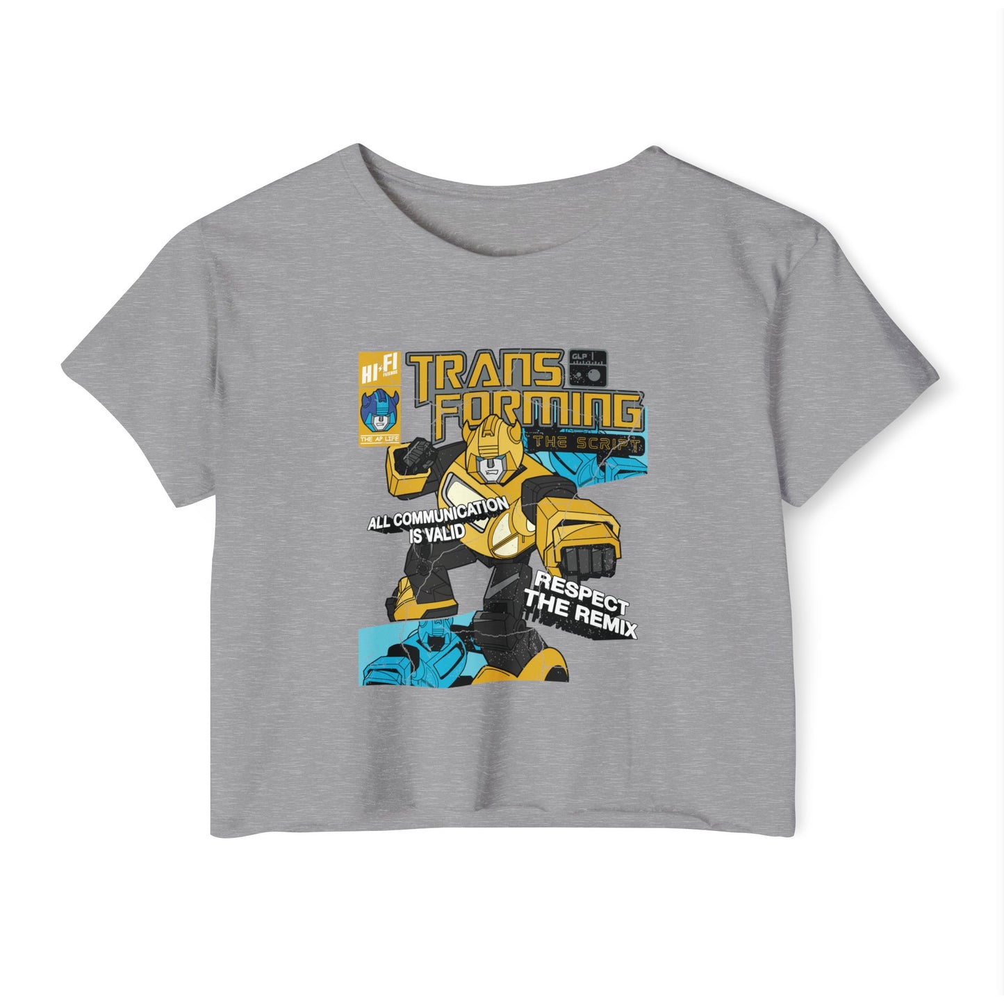 Transforming the Script - Gestalt Language Processing - Women's Crop Top Tee