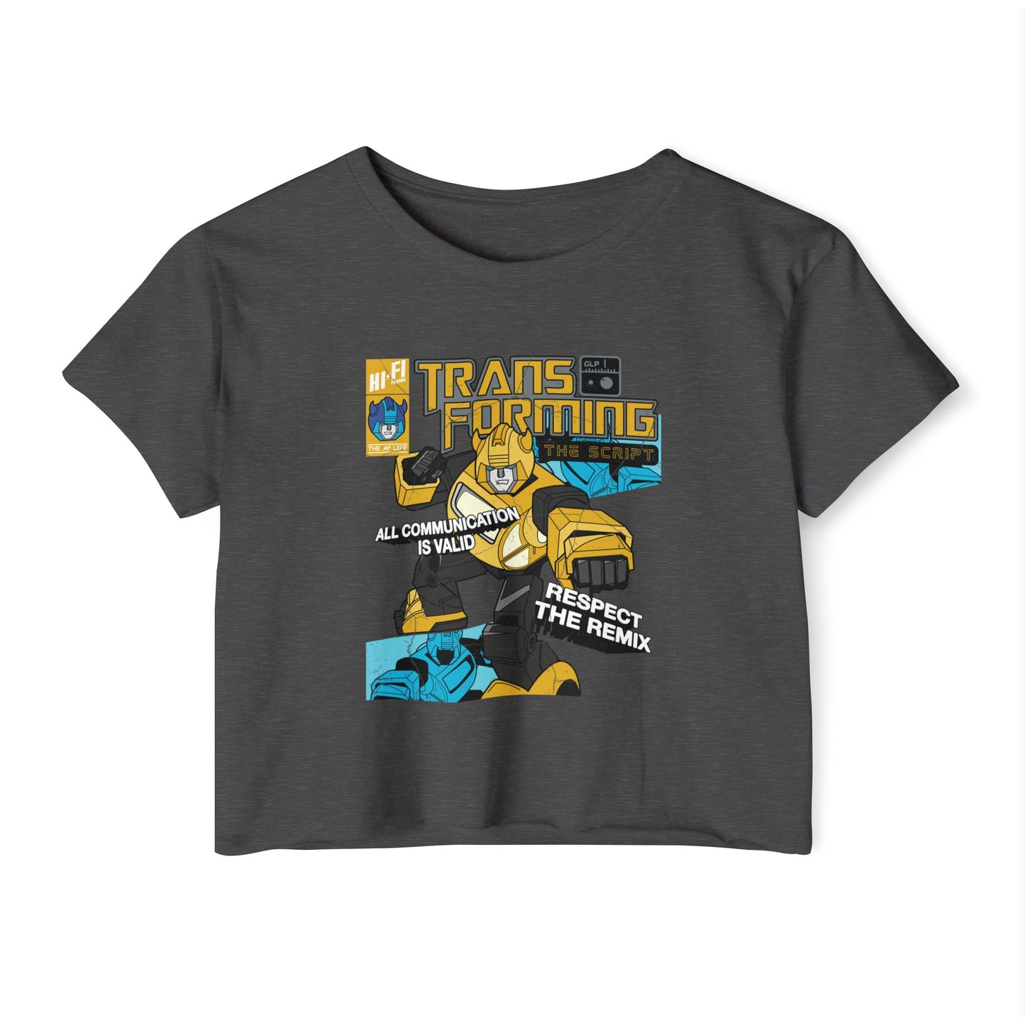 Transforming the Script - Gestalt Language Processing - Women's Crop Top Tee