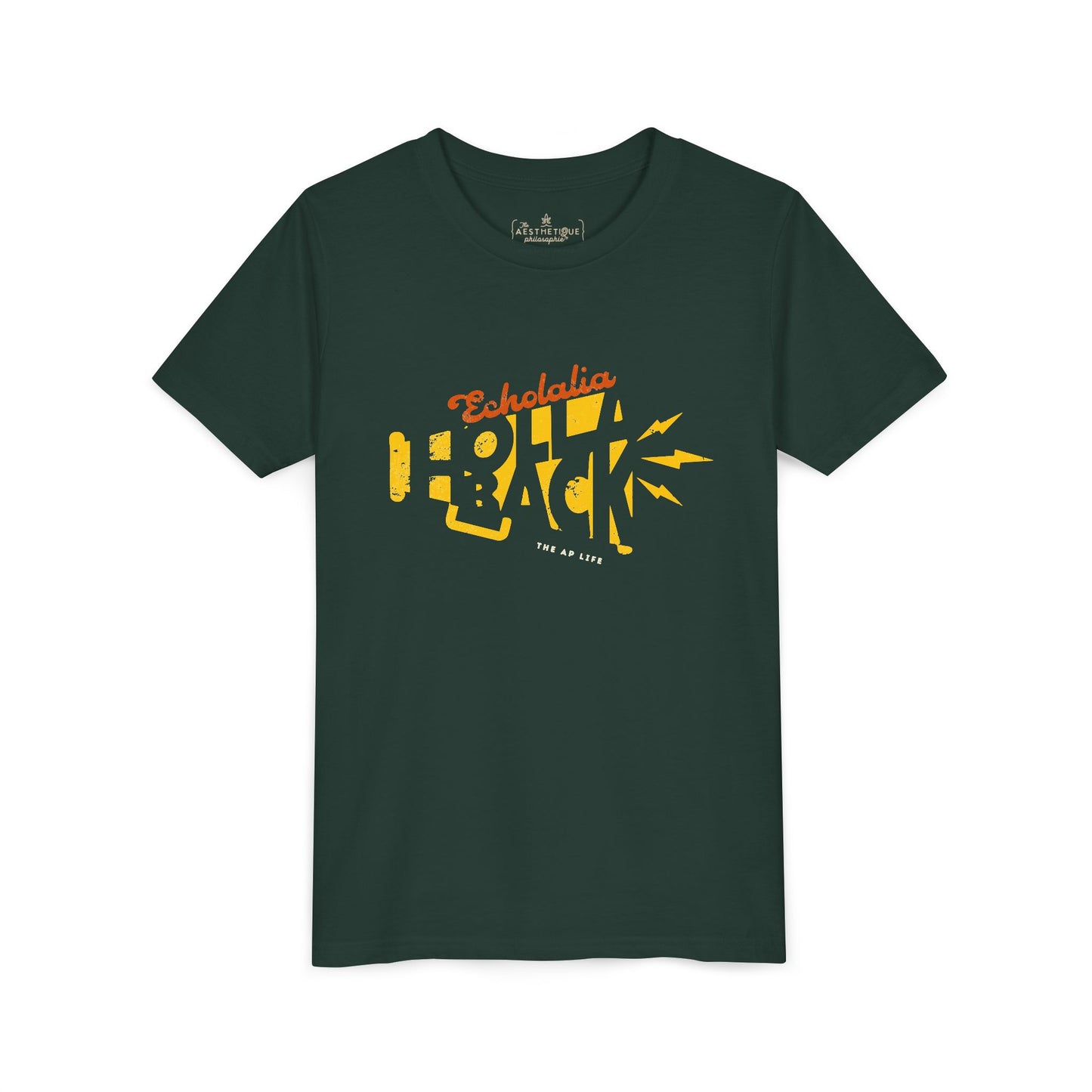 Echolalia Holla Back - Youth Unisex Jersey Tee