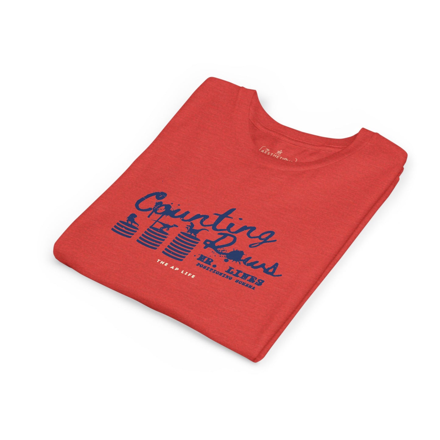 Counting Rows (Mr. Lines & Positioning Schema) - Youth Unisex Jersey Tee