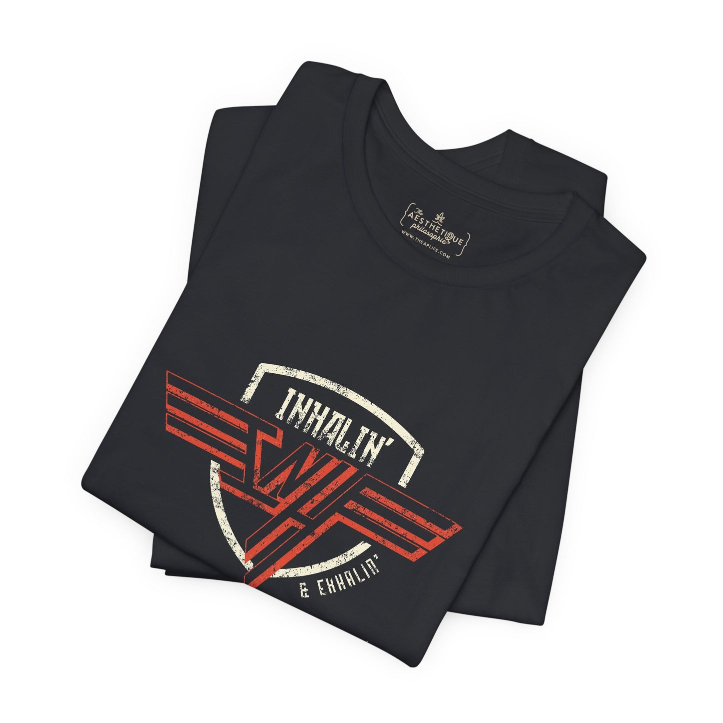 Inhalin' & Exhalin' So I Don't Come Unchained Regulation Adult Unisex Tee