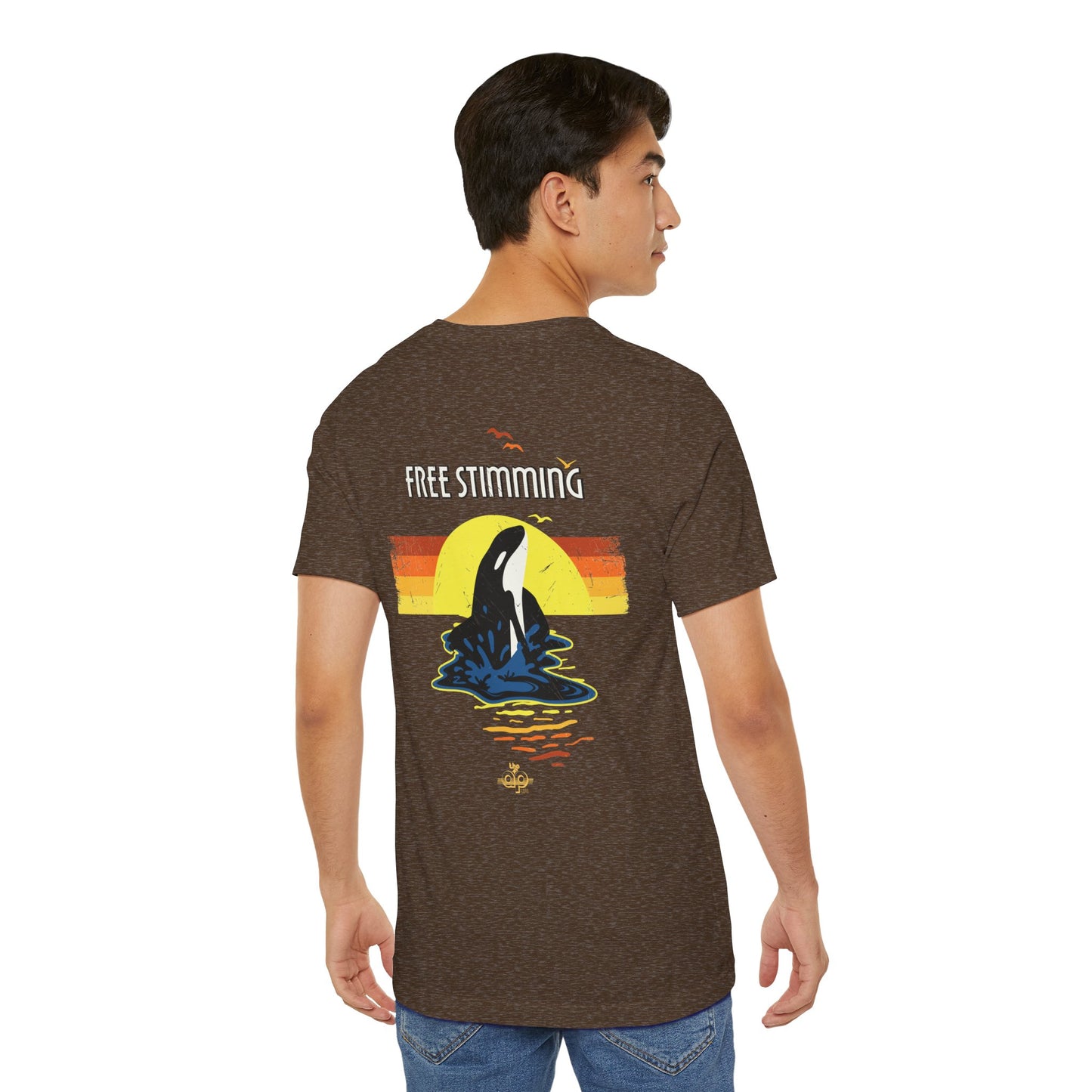 Free Stimming - Orca - Adult Unisex Jersey Short Sleeve Tee