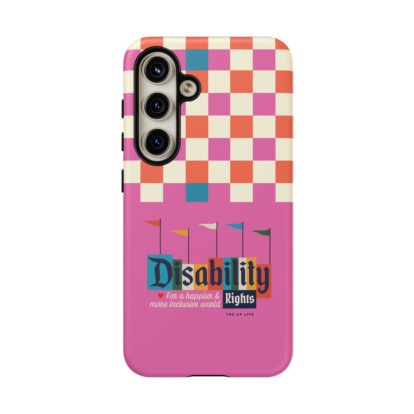 Disability Rights for a Happier & More Inclusive World - Android Phone Case for Google Pixel & Samsung Phones