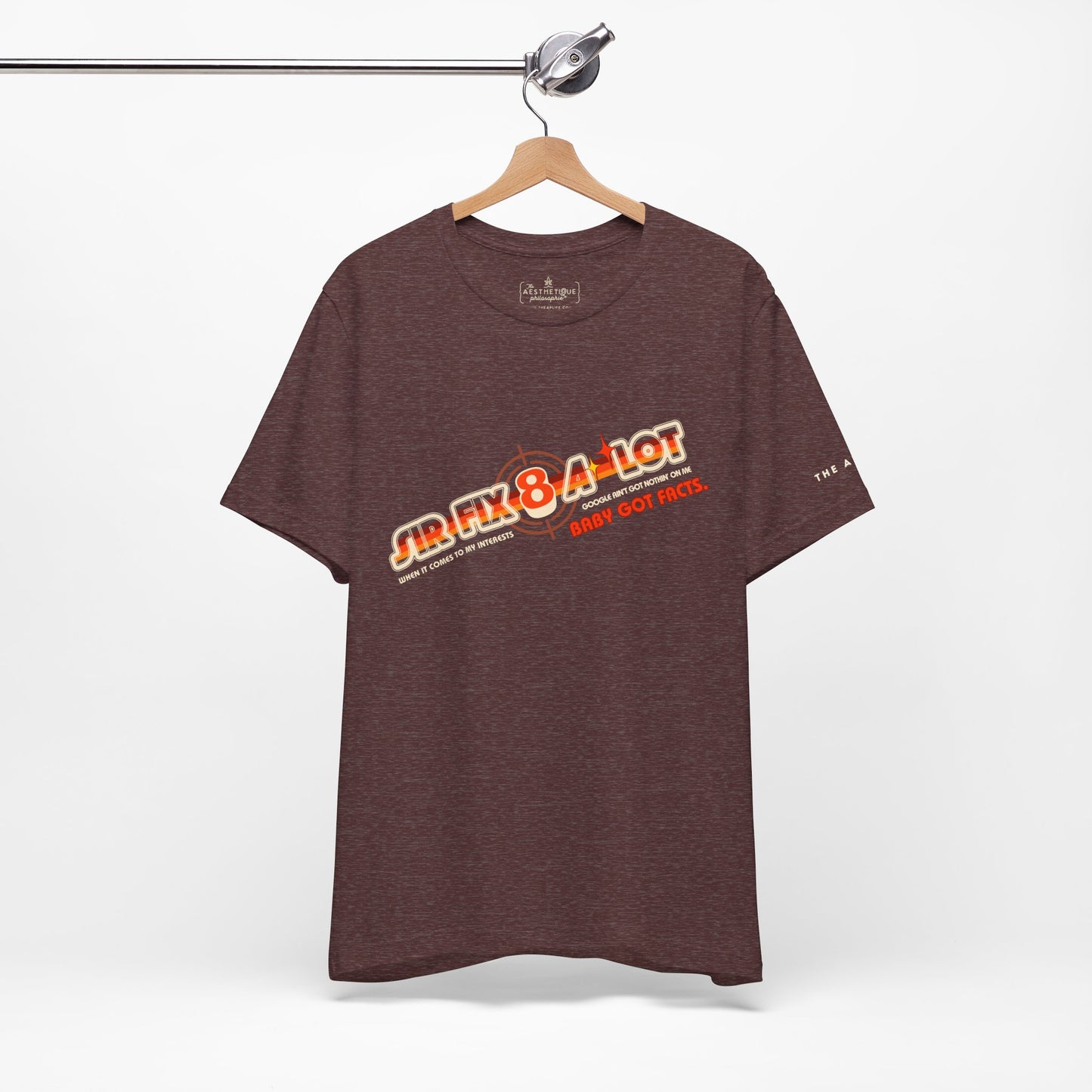 Sir Fix8-A-Lot Baby Got Facts - Adult Unisex Jersey Short Sleeve Tee