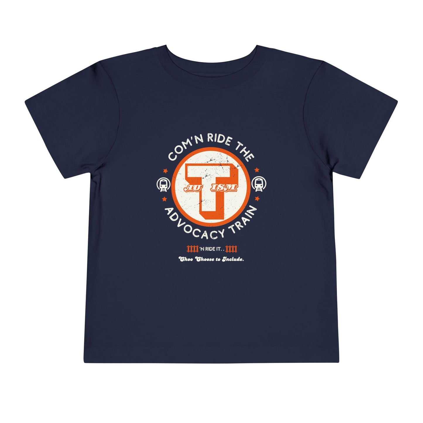 C'mon Ride The Autism Advocacy Train - Toddler Unisex Tee
