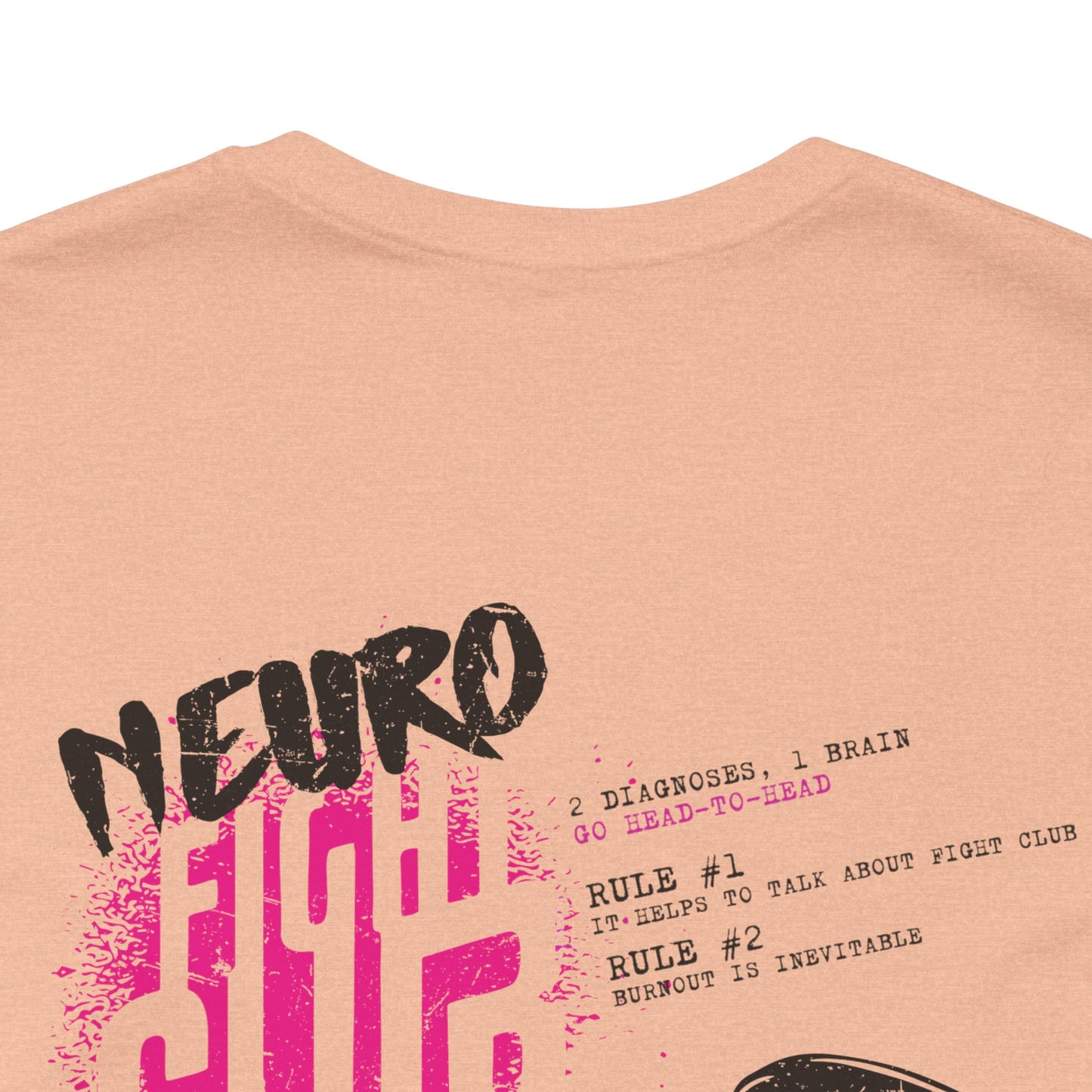 Neuro Fight Club - AuDHD - Patrick Casale - Adult Unisex Jersey Tee (Ships Internationally)
