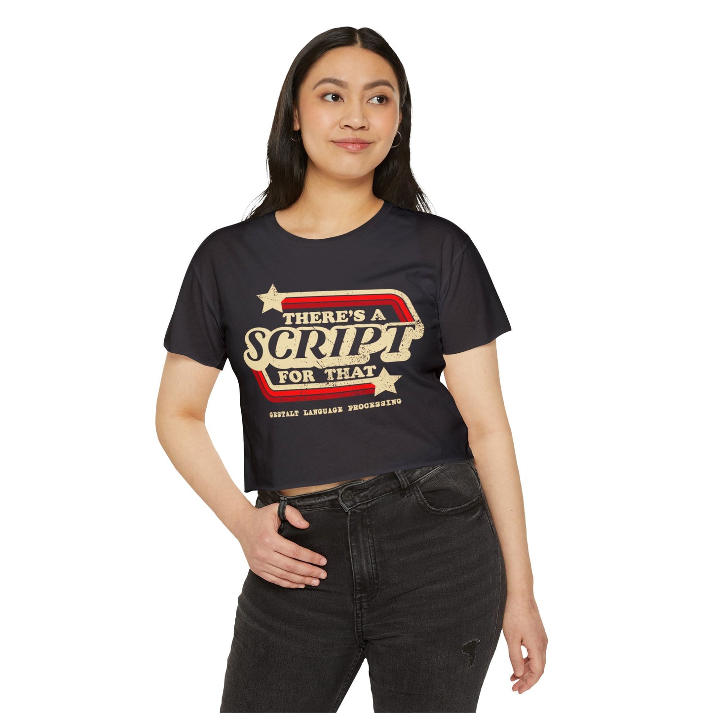 There's A Script For That - Gestalt Language Processing - Women's Crop Top