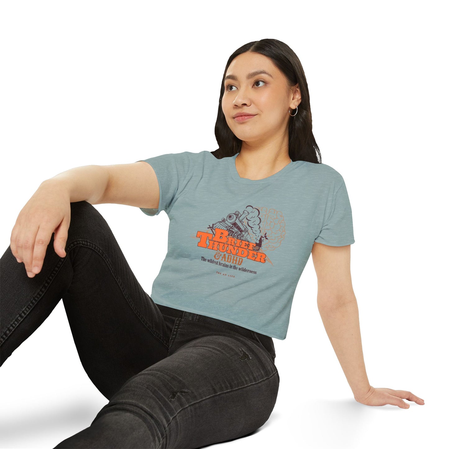 The Wildest Brains in the Wilderness - ADHD - Women's Crop Top