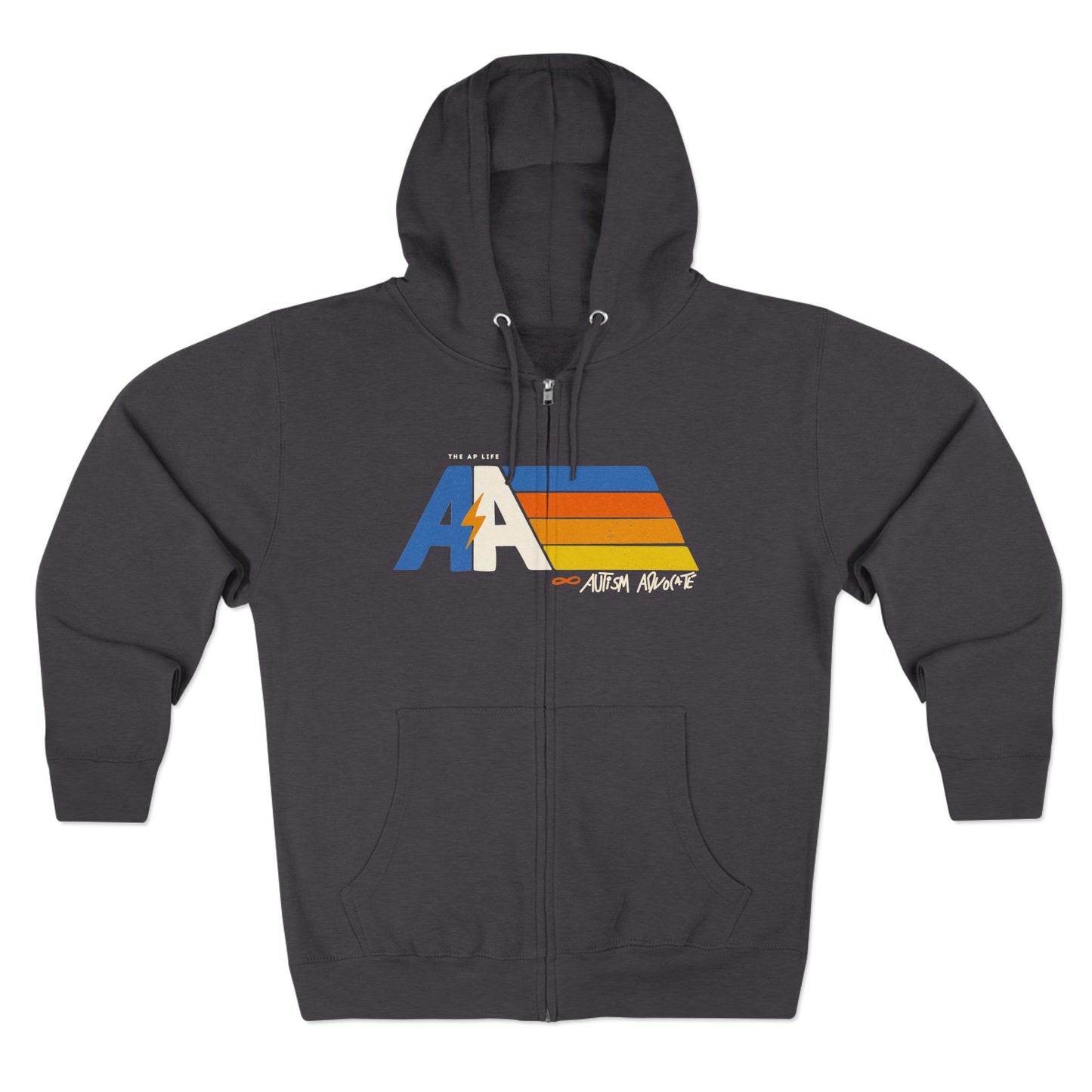 Autism Advocate - Adult Unisex Zip-Up Hoodie