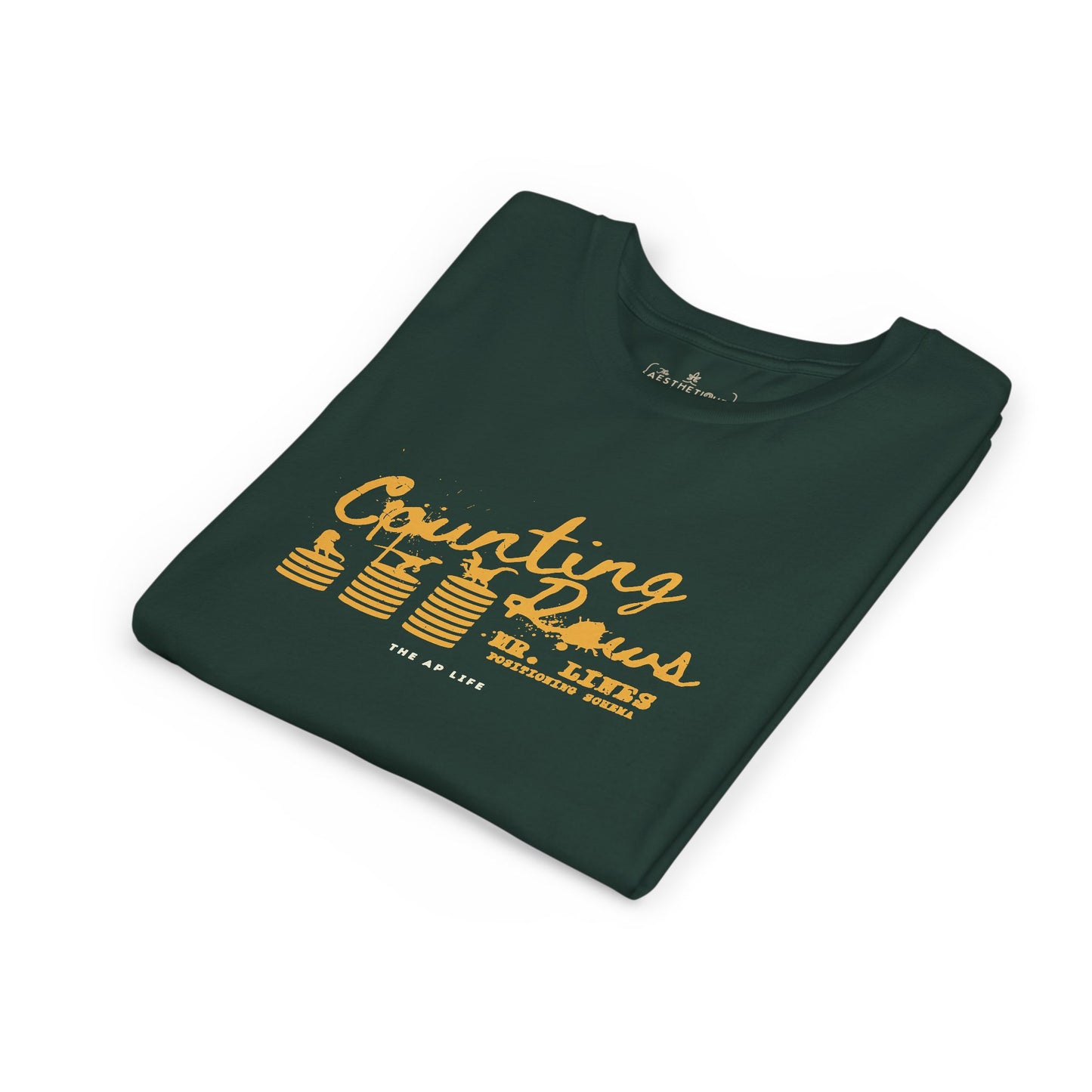 Counting Rows (Mr. Lines & Positioning Schema) - Youth Unisex Jersey Tee