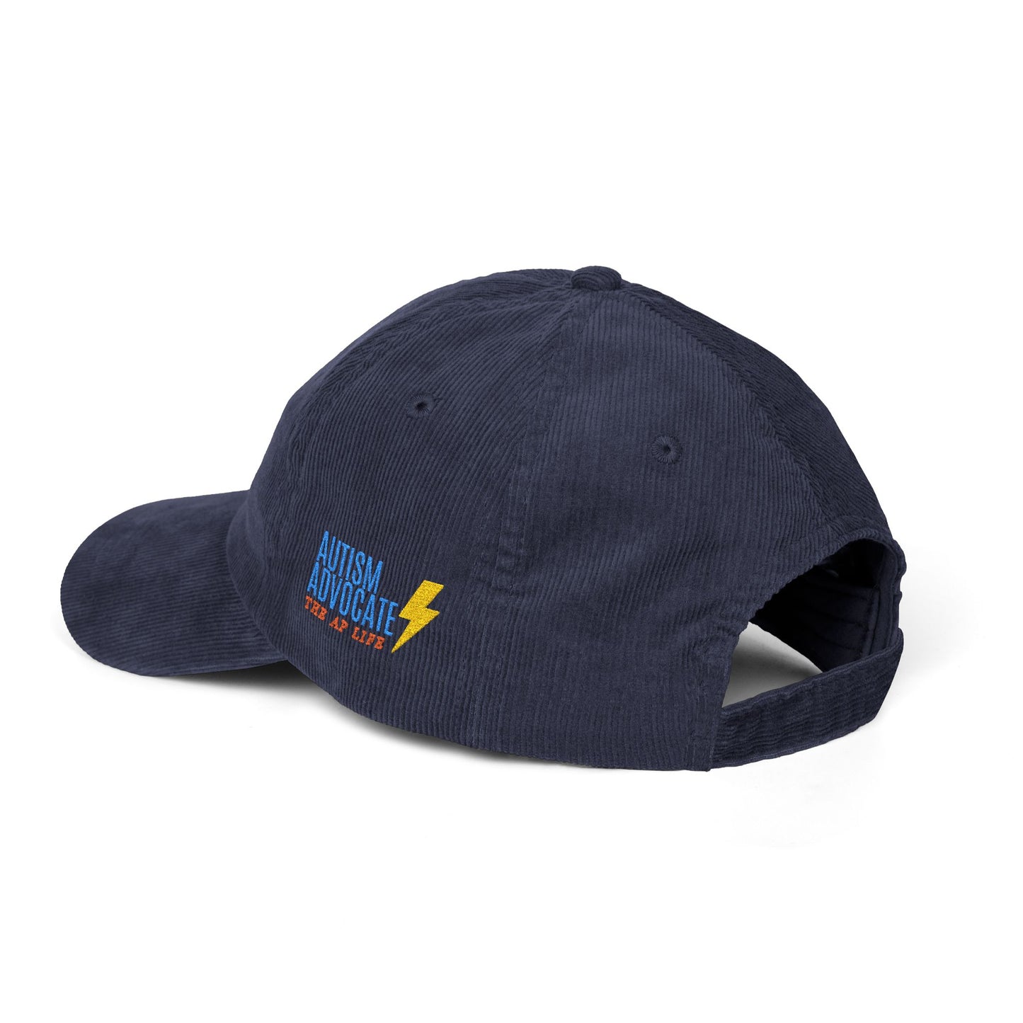 Autism Advocate - Retro Vibe - Adult Unisex Corduroy Embroidered Hat
