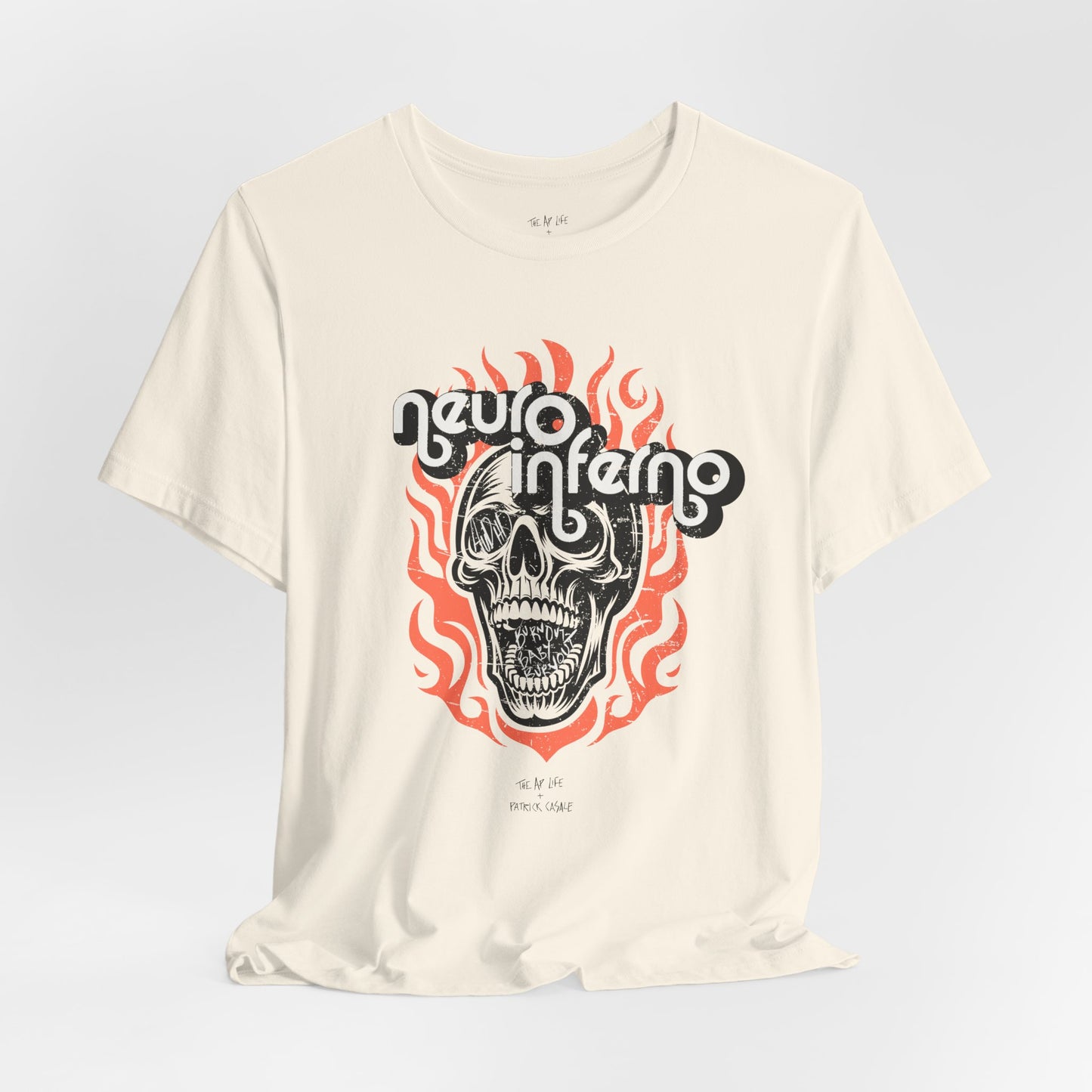 Neuro Inferno - AuDHD Burnout - Patrick Casale - Adult Unisex Jersey Tee (Ships Internationally)