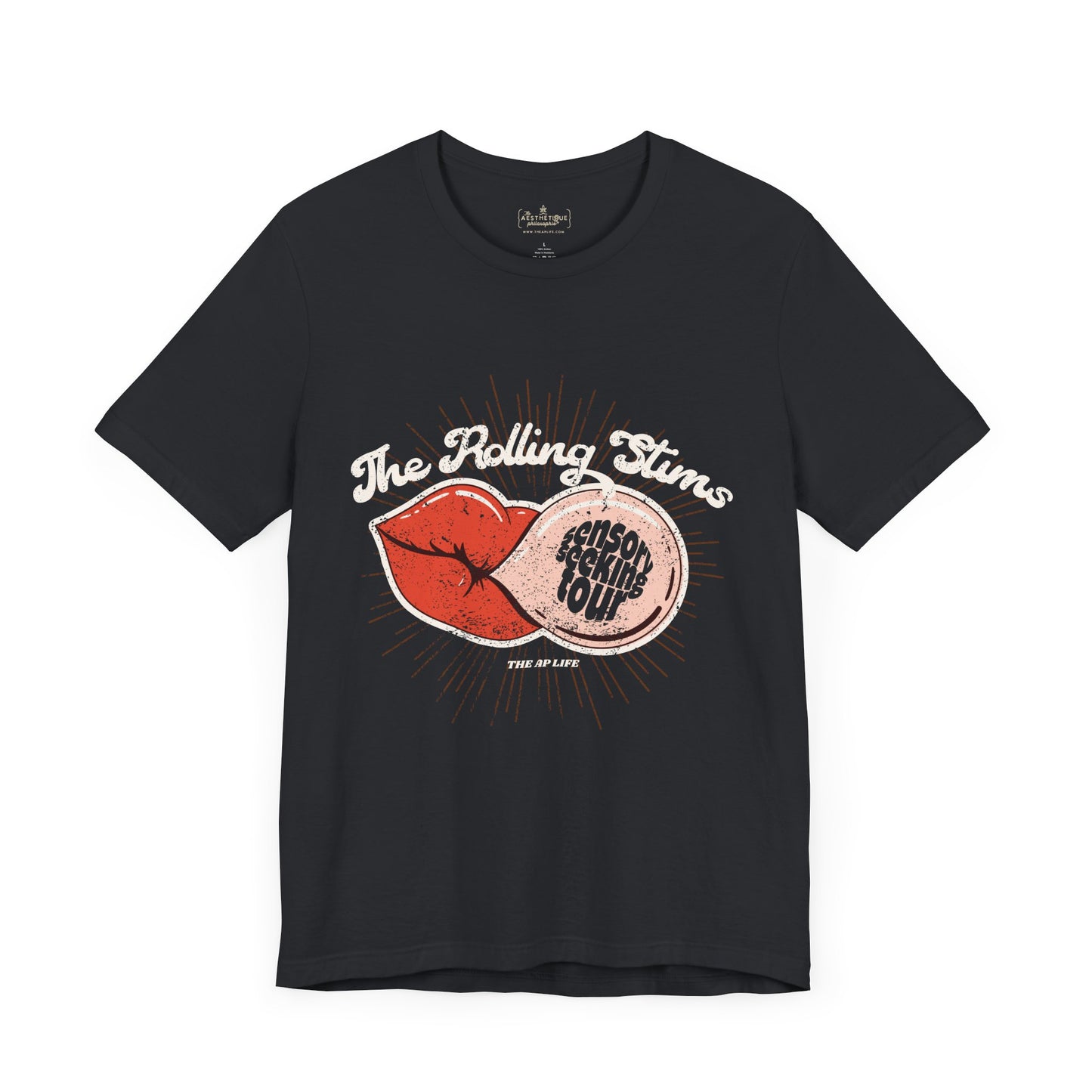 The Rolling Stims Sensory Seeking Tour - Adult Unisex Jersey Tee