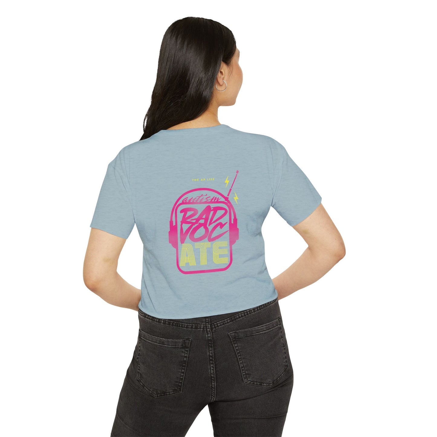 Autism RadvocATE - Women's Crop Top Tee