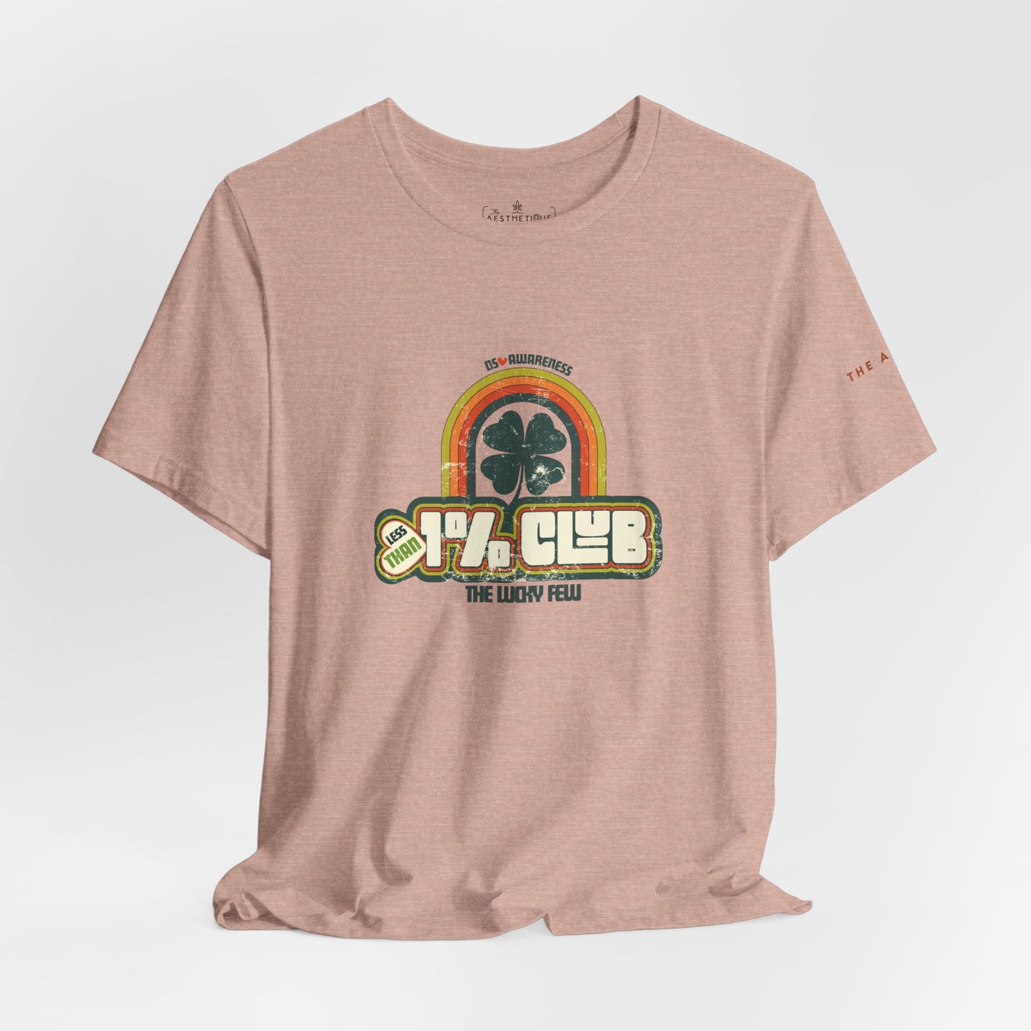 Less Than 1% Club (The Lucky Few) DS Awareness - Unisex Jersey Short Sleeve Tee