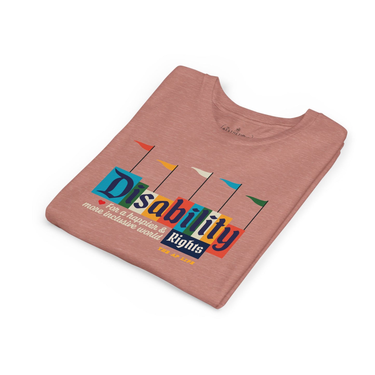 Disability Rights For A Happier & More Inclusive World - Youth Unisex Jersey Tee