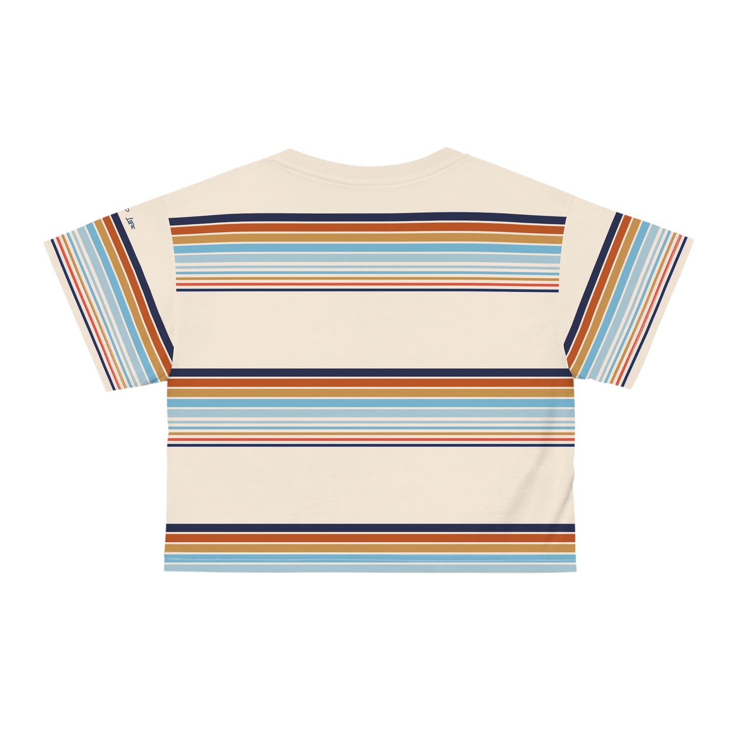 Respect the Spectrum Retro Striped - Women's Crop Top