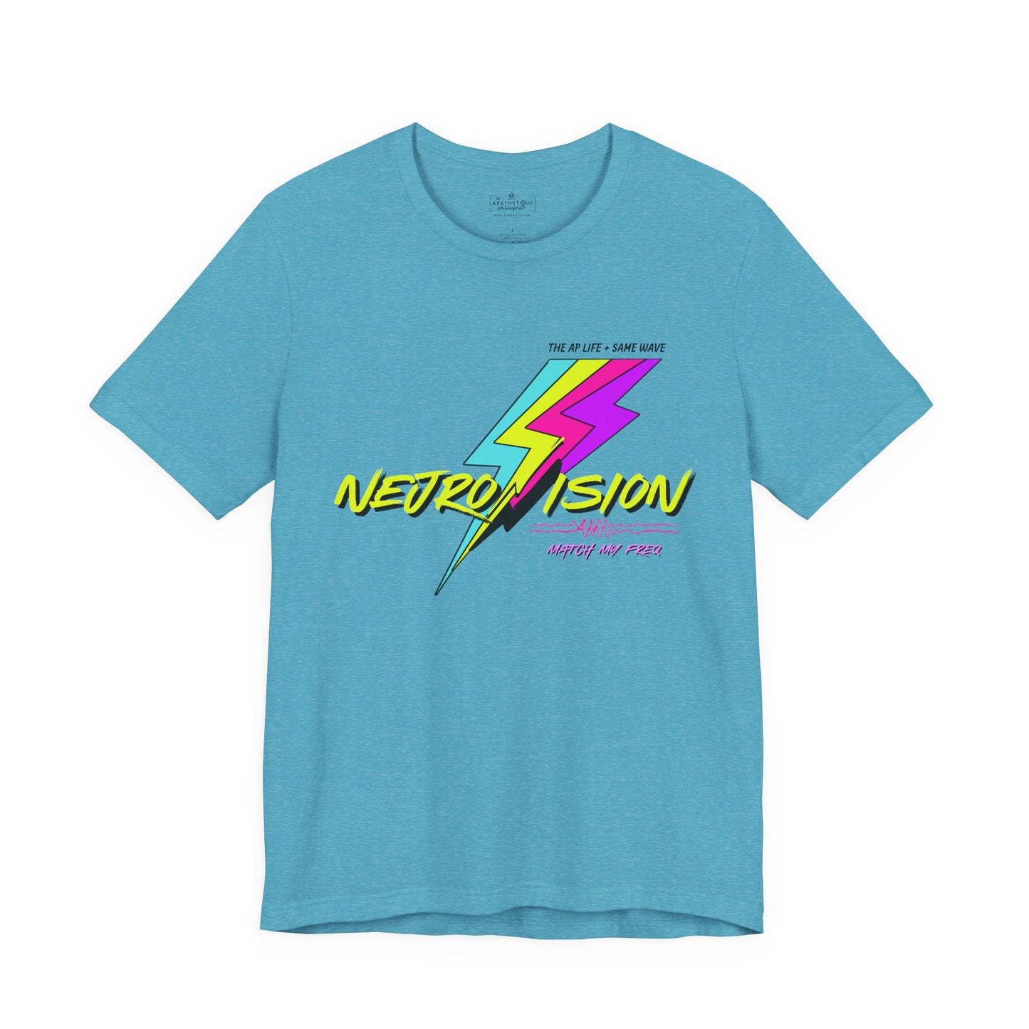 Neurovision - Match My Freq - Epilepsy Awareness - Adult Unisex Jersey Tee