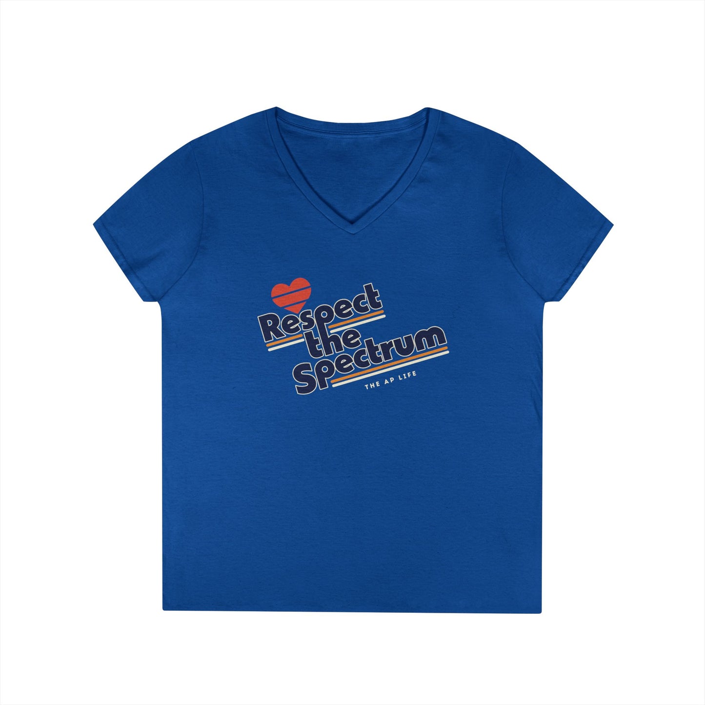 Respect the Spectrum - Women's V-Neck T-Shirt