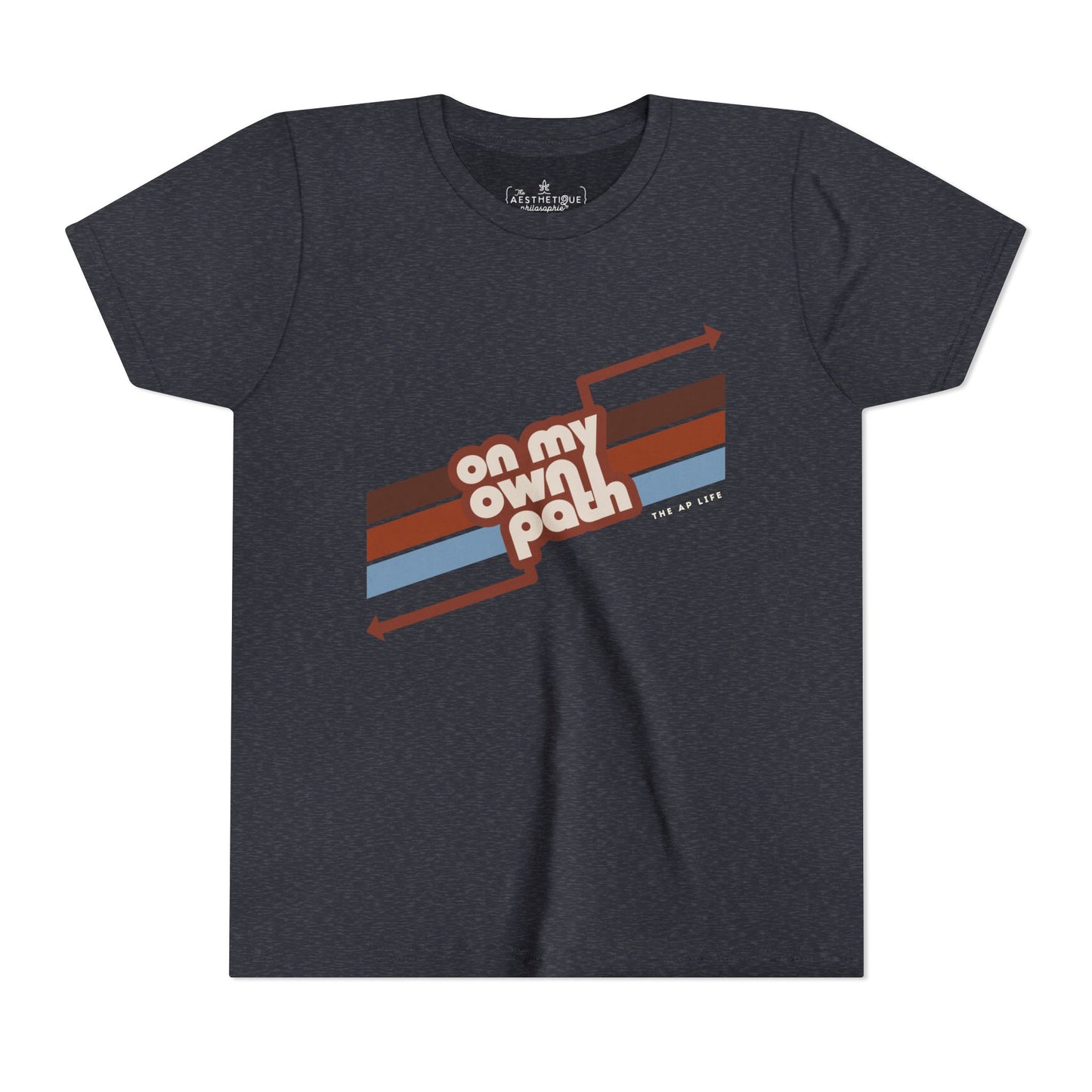 On My Own Path - Youth Unisex Jersey Tee