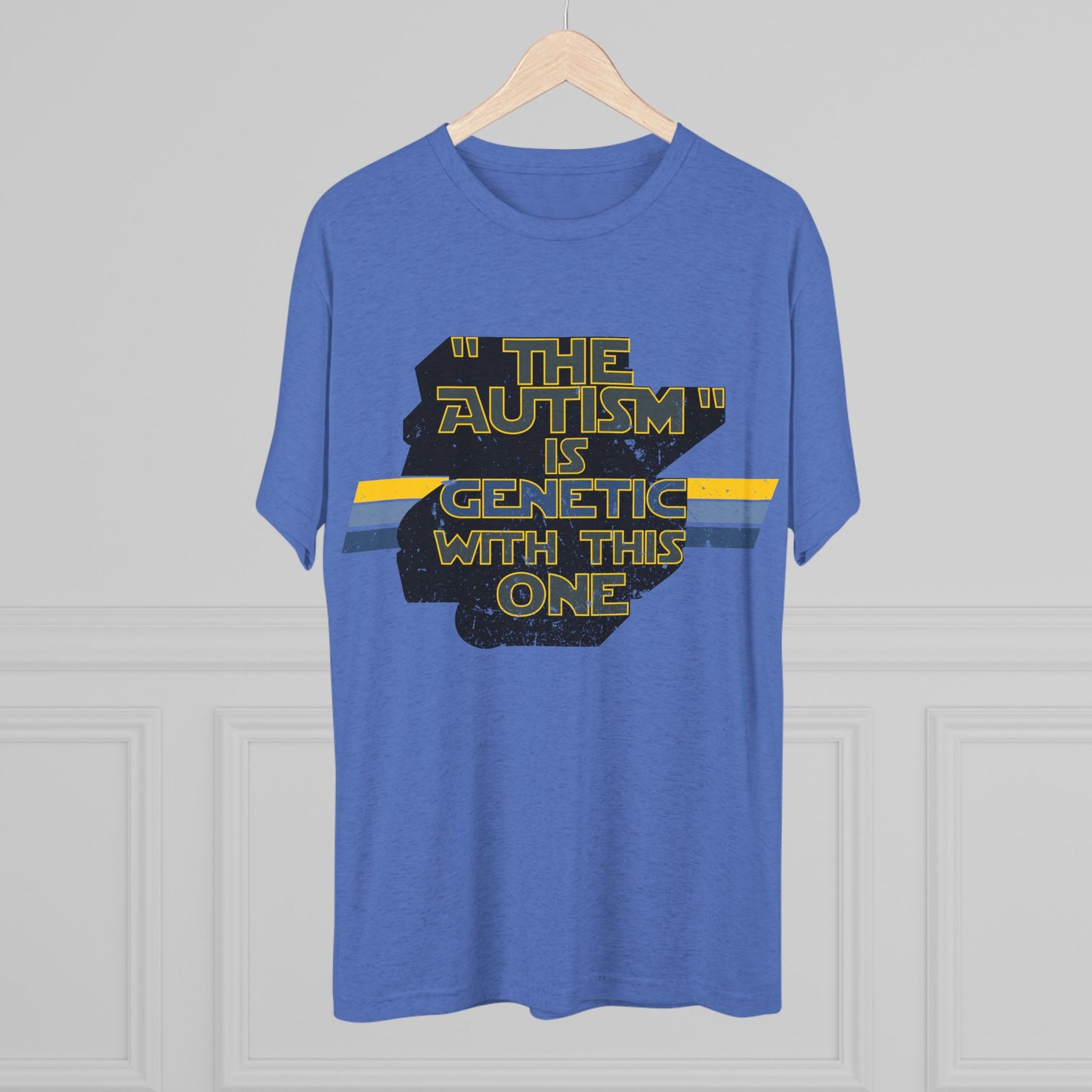 "The Autism" is Genetic with This One - Adult Unisex Triblend Tee