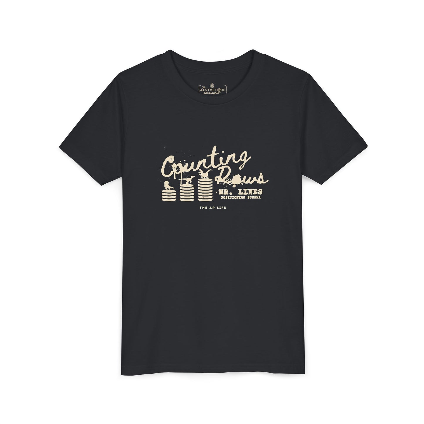 Counting Rows (Mr. Lines & Positioning Schema) - Youth Unisex Jersey Tee