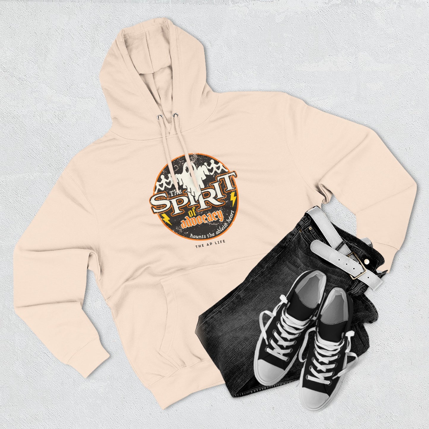 The Spirit of Advocacy (Haunts the Ablelist Heart) - Halloween - Adult Unisex Hoodie