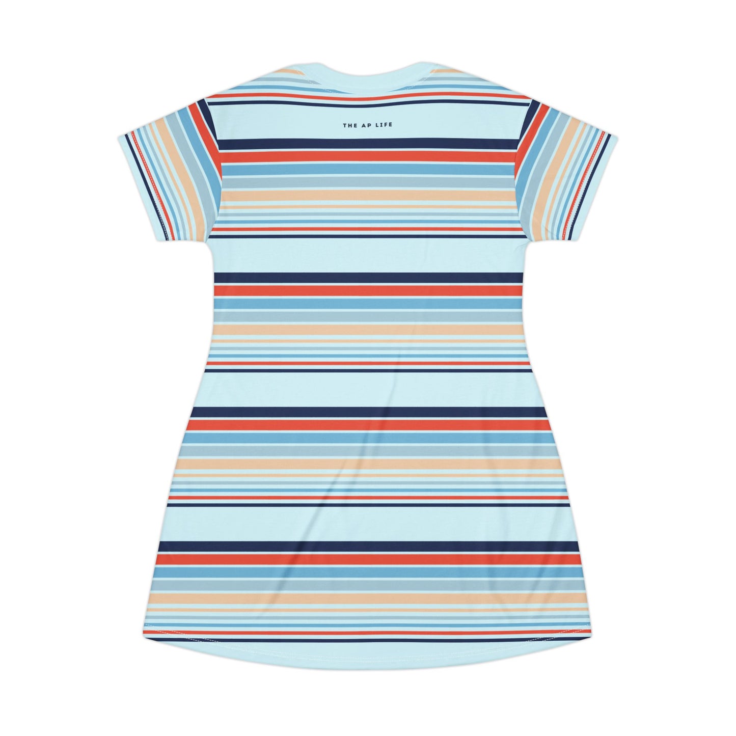 Advoc8 for Disability Rights- Women's Retro Striped Advocacy T-Shirt Dress