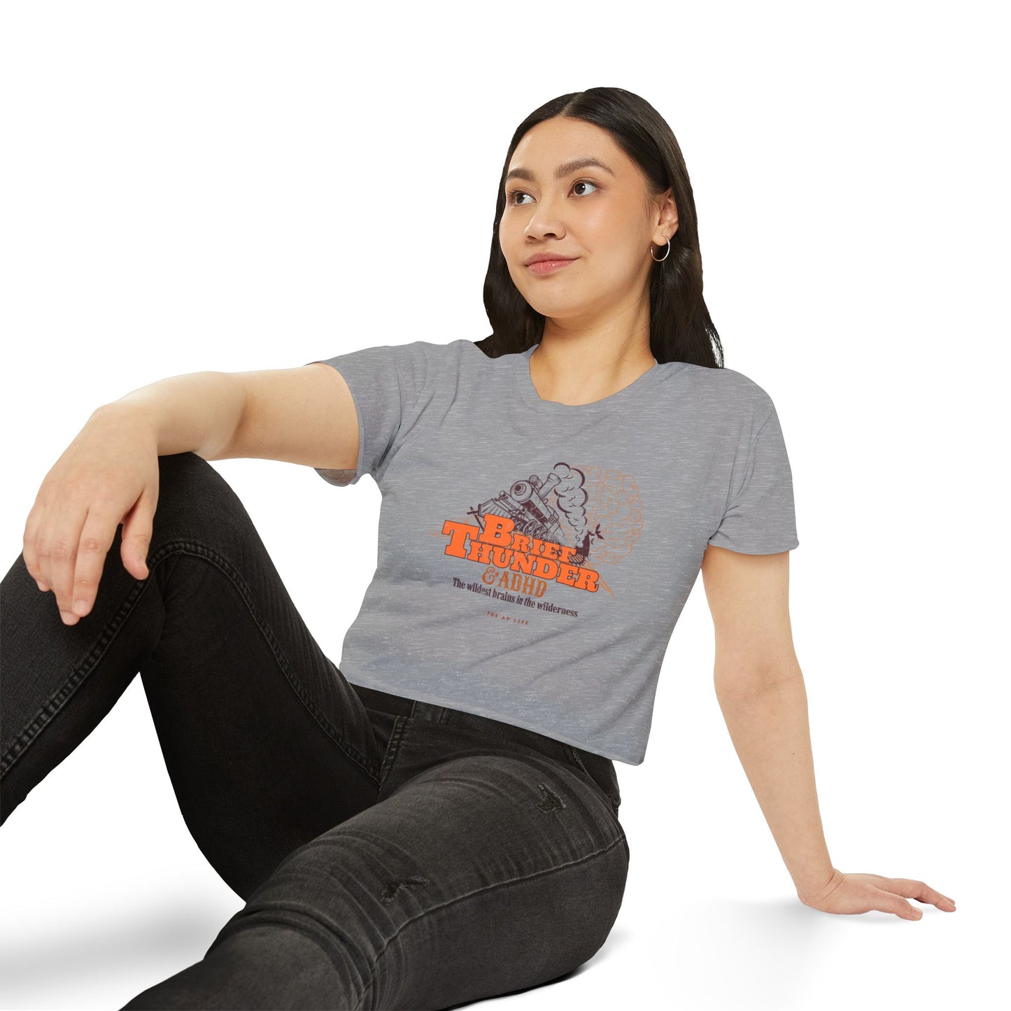 The Wildest Brains in the Wilderness - ADHD - Women's Crop Top