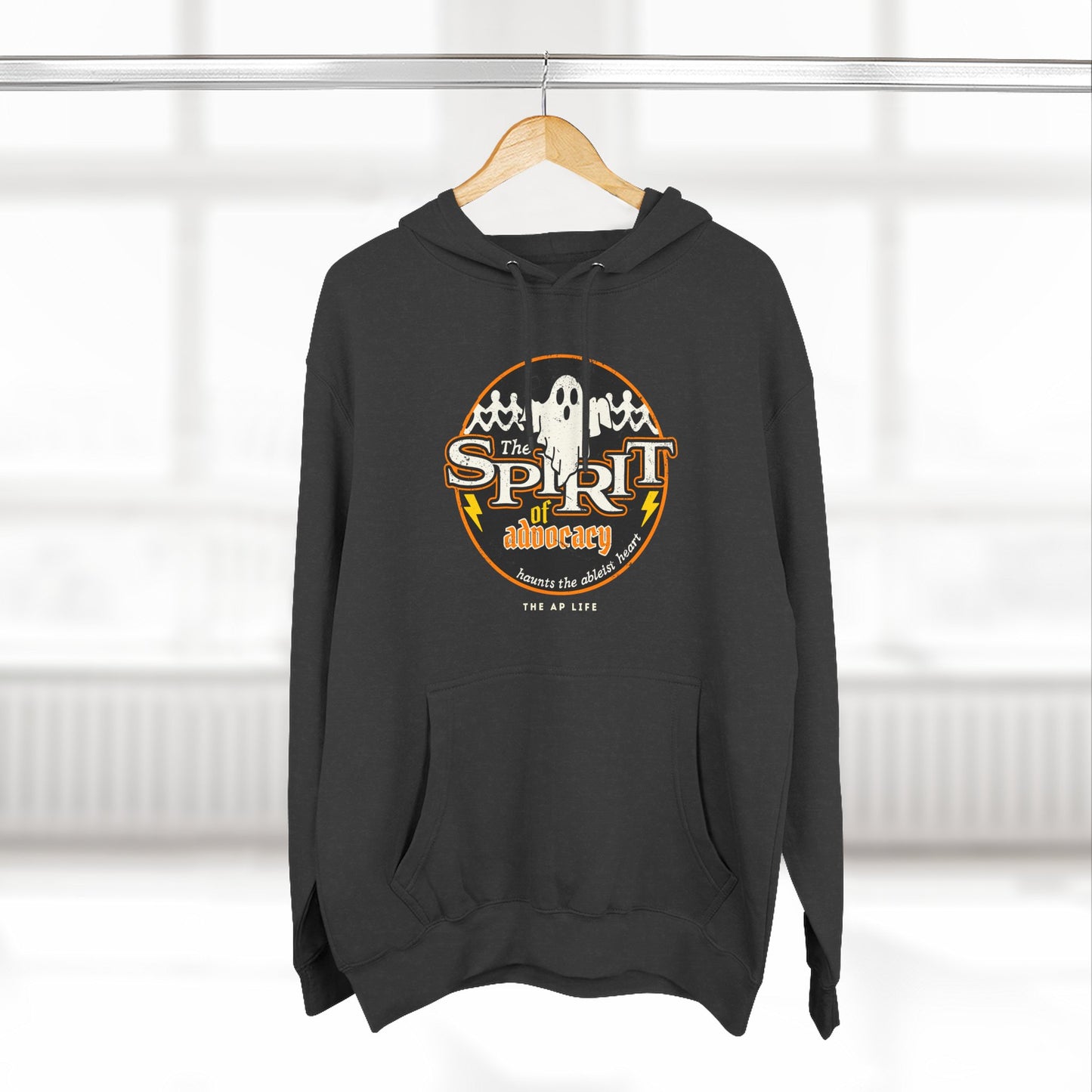 The Spirit of Advocacy (Haunts the Ablelist Heart) - Halloween - Adult Unisex Hoodie