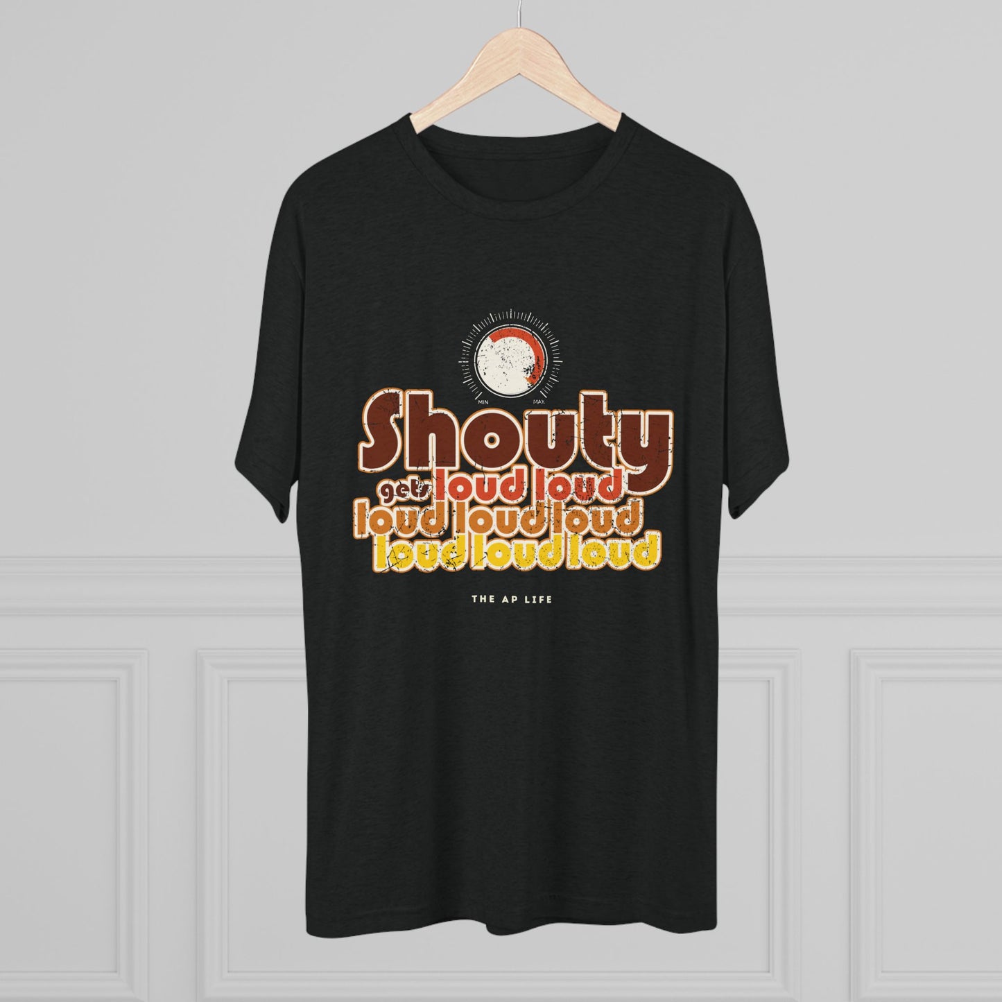 Shouty Gets Loud - Adult Unisex Triblend Soft Tee