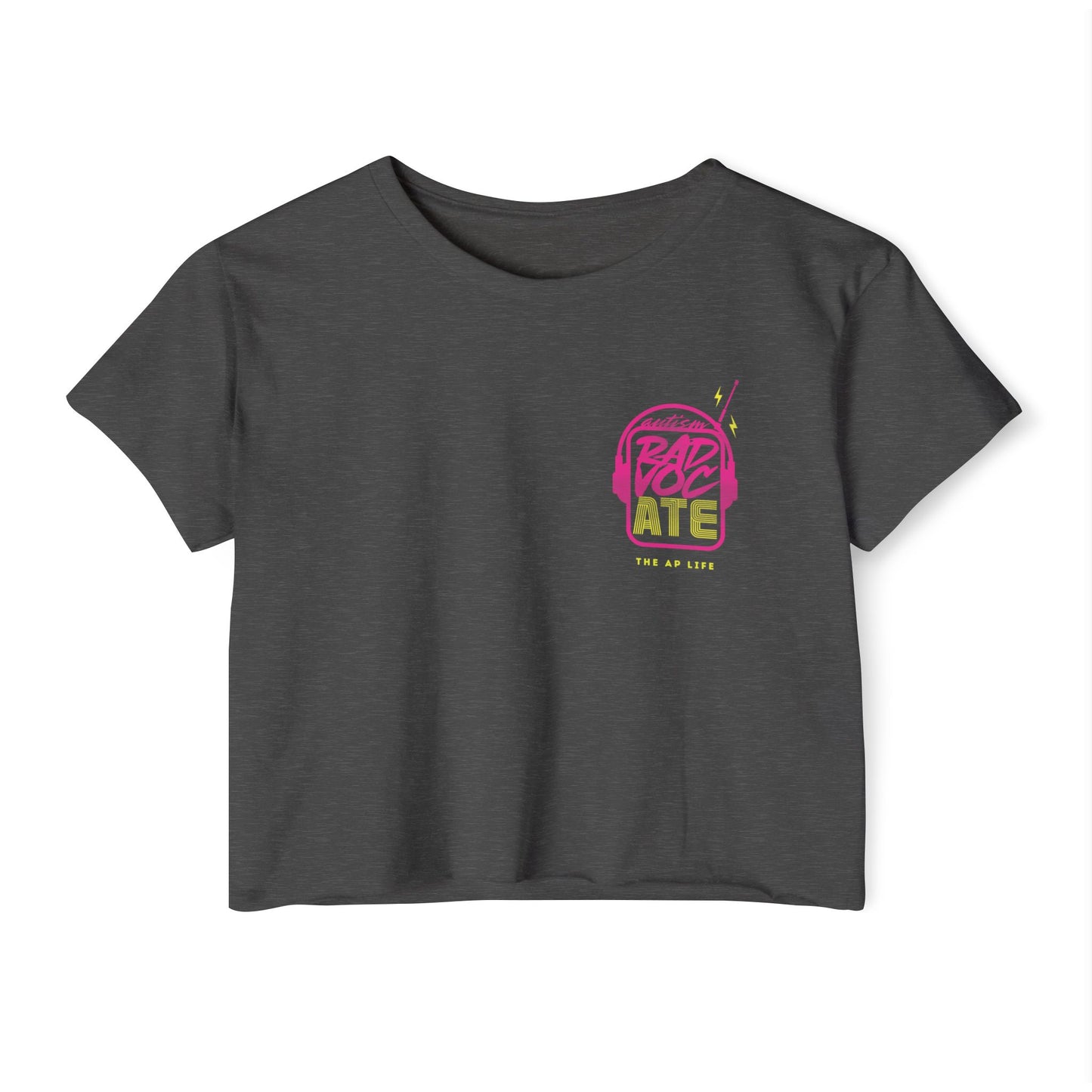 Autism RadvocATE - Women's Crop Top Tee