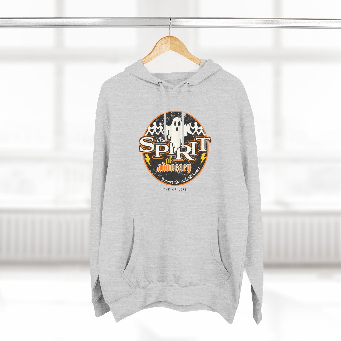 The Spirit of Advocacy (Haunts the Ablelist Heart) - Halloween - Adult Unisex Hoodie
