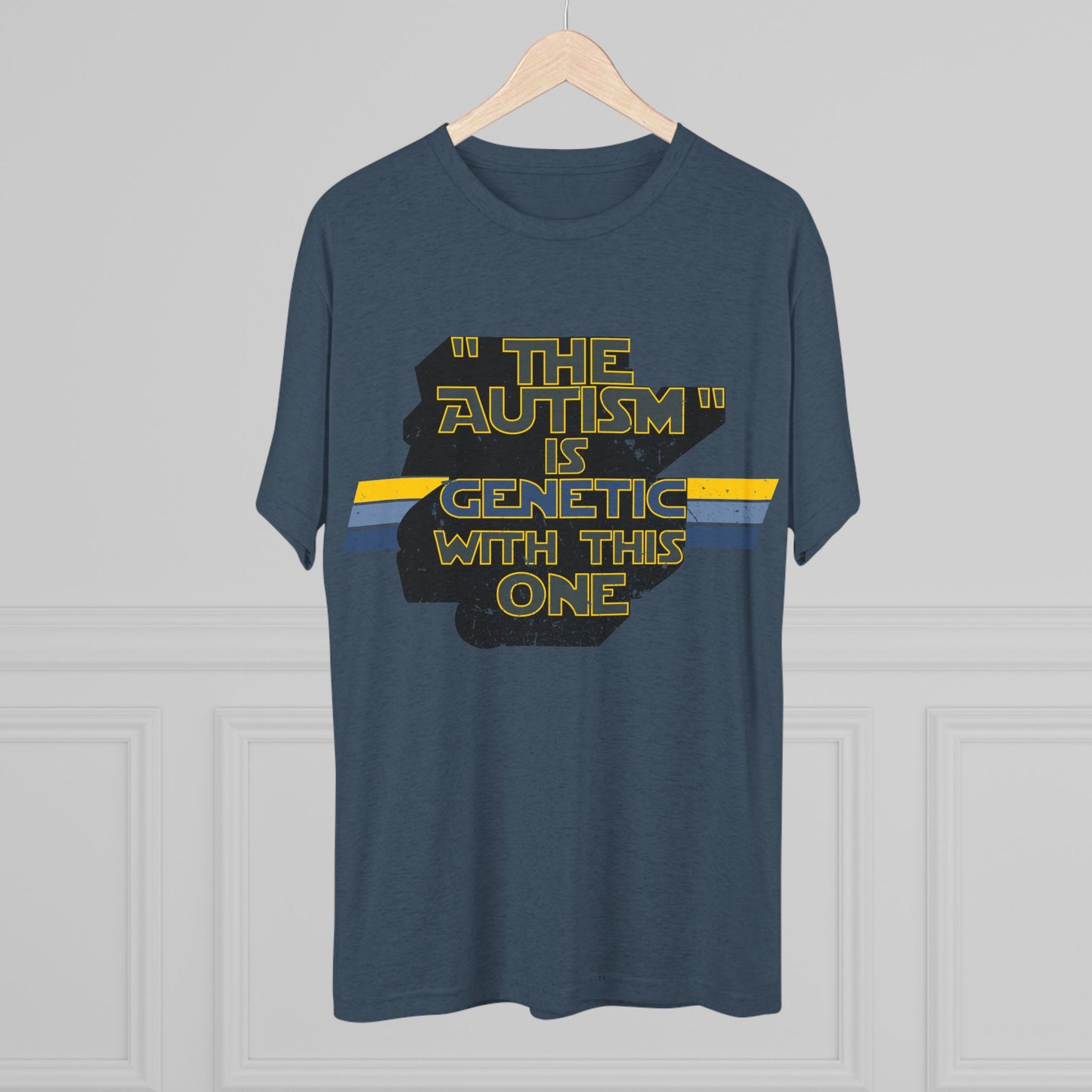 "The Autism" is Genetic with This One - Adult Unisex Triblend Tee